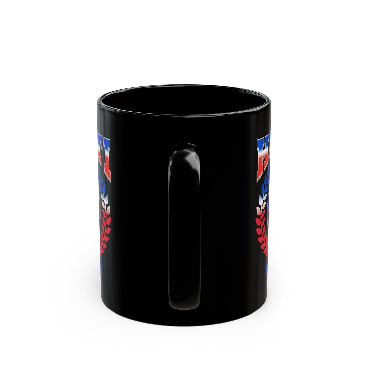 Haiti 2024 Soccer Football Championship Games Haitian Team Black Mug (11oz, 15oz)