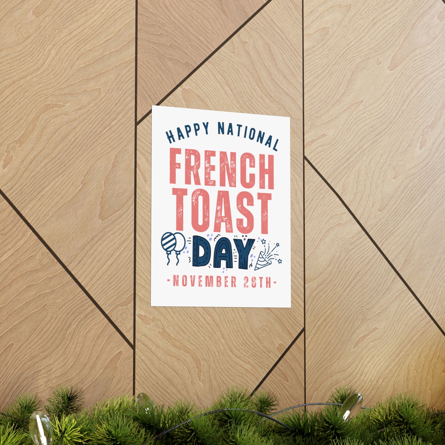 National French Toast Day November 28th Foodie Premium Matte Poster