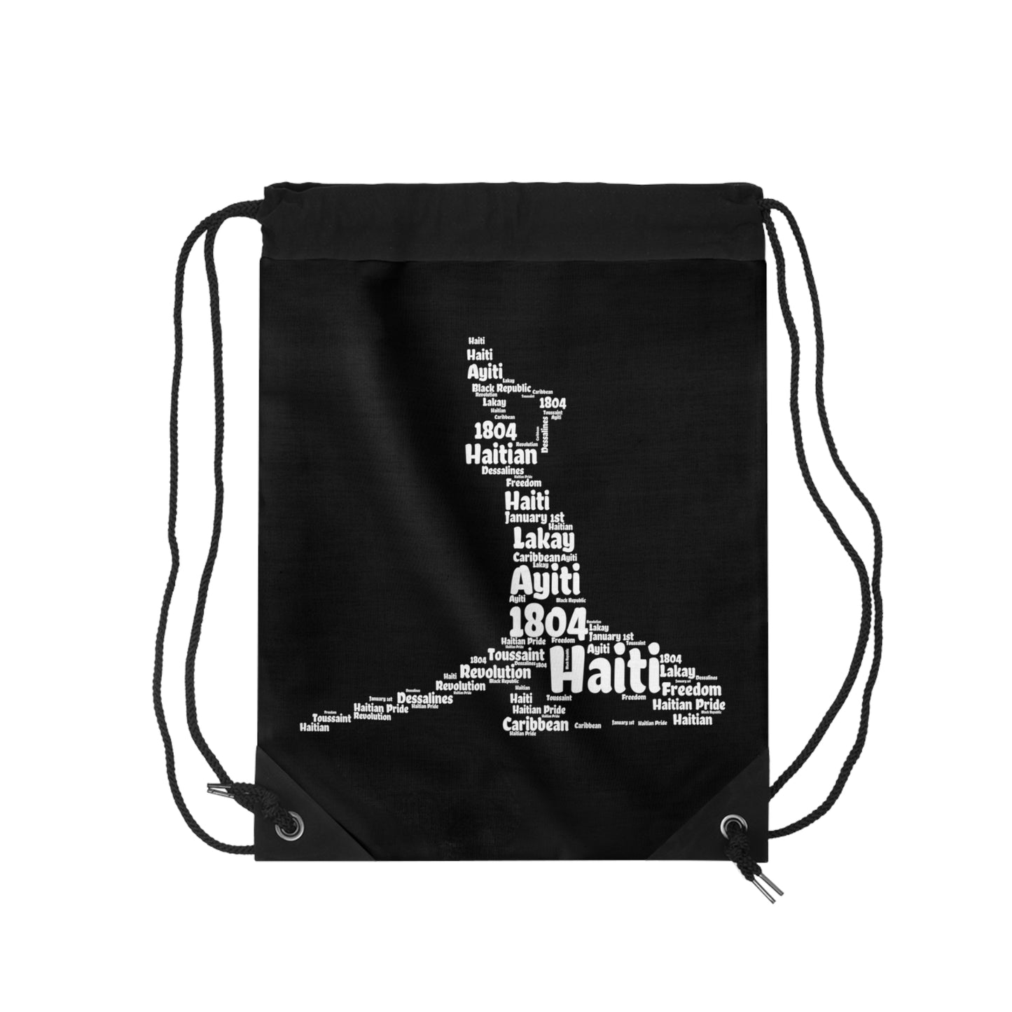 Neg Mawon Shapecloud Haitian Revolution Haiti Drawstring Bag