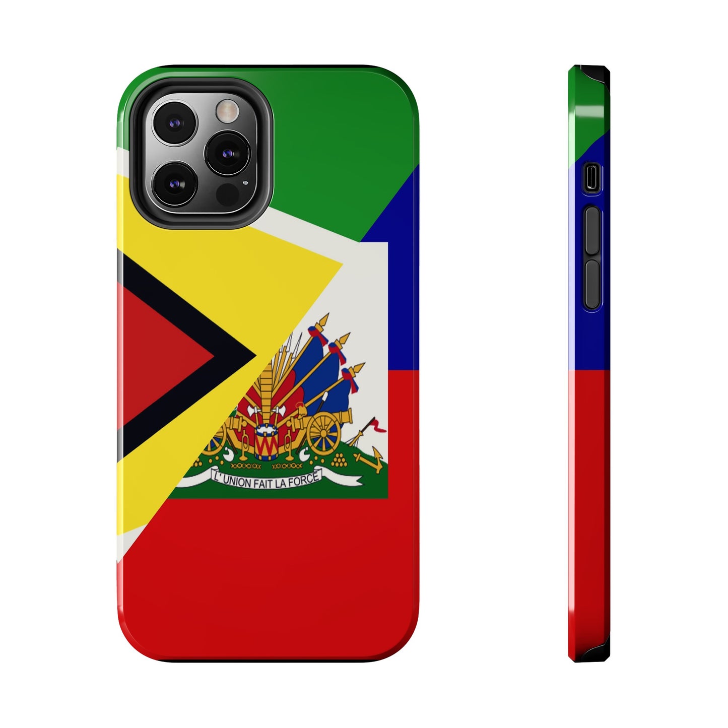 Haiti Guyana Flag Haitian Guyanese Tough Phone Cases