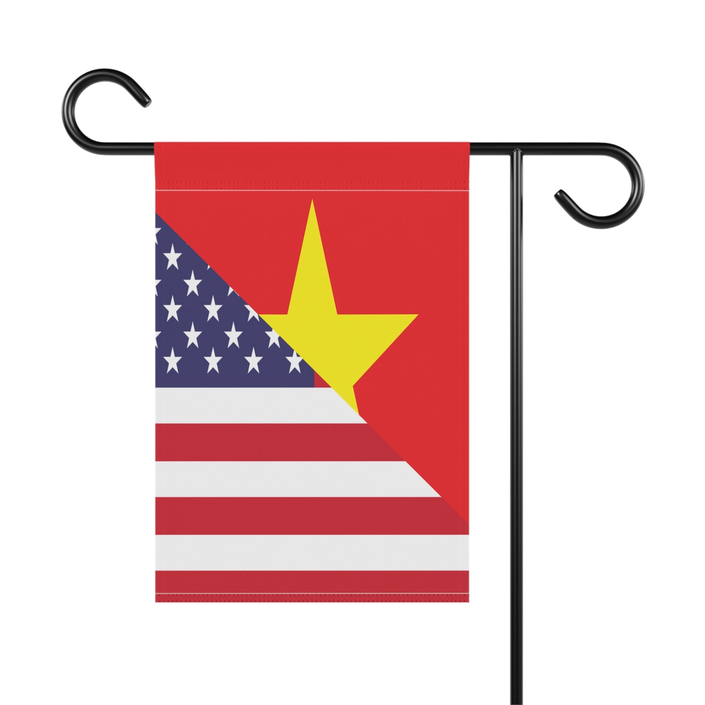 Vietnamese American Flag Half Vietnam USA Garden & House Banner