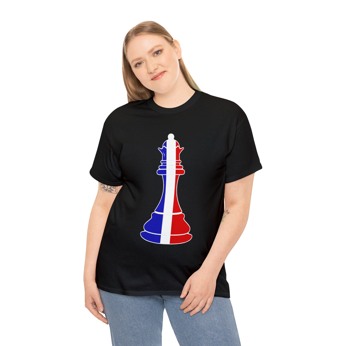 French Queen Flag Chess Piece France T-Shirt | Unisex Tee Shirt