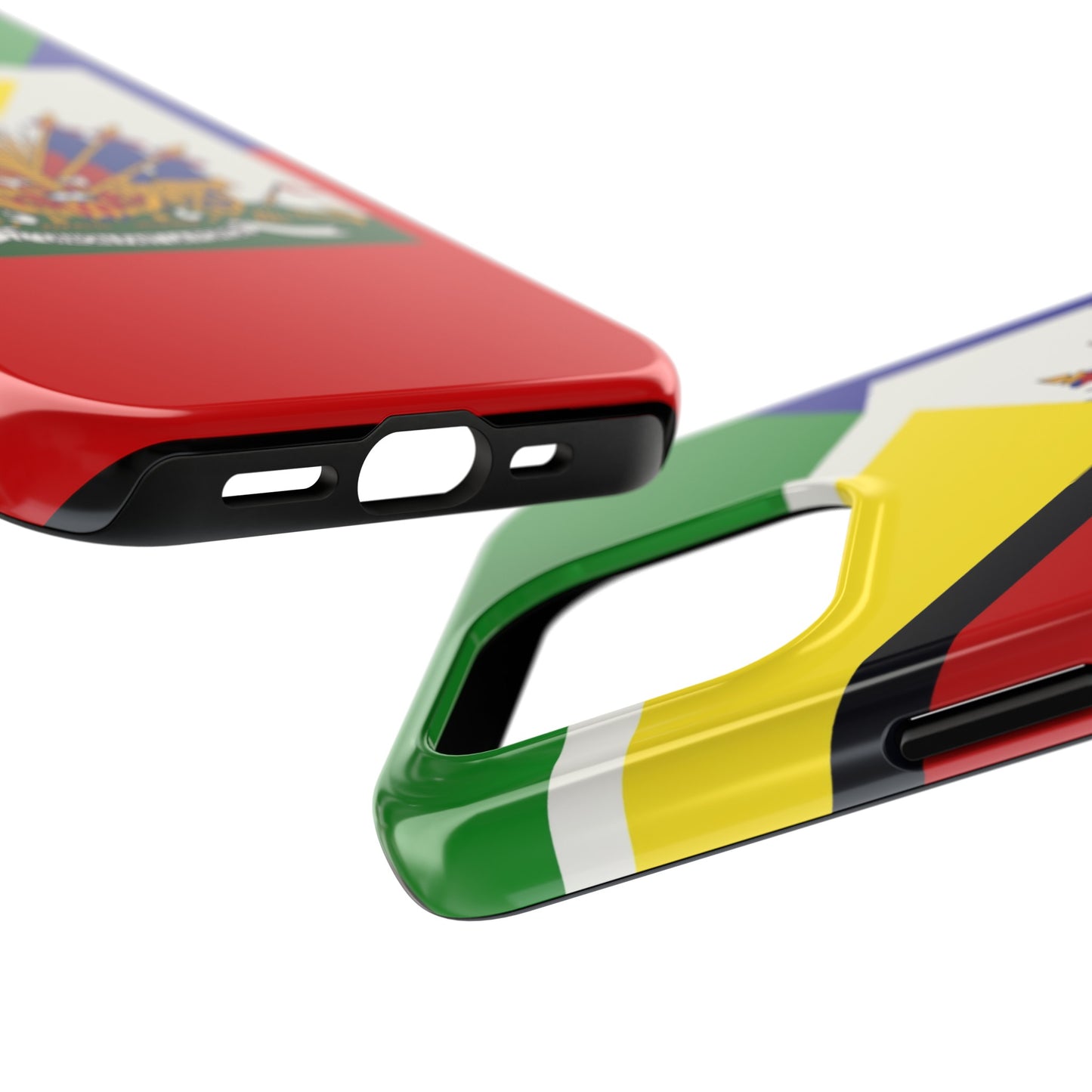 Haiti Guyana Flag Haitian Guyanese Tough Phone Cases