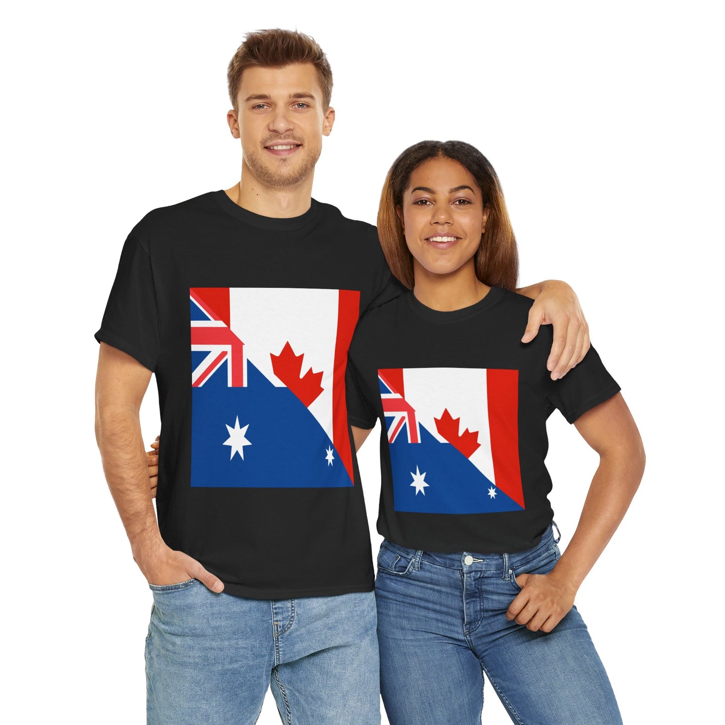 Canadian Australian Flag Shirt | Unisex Canada Australia Men Women TShirt