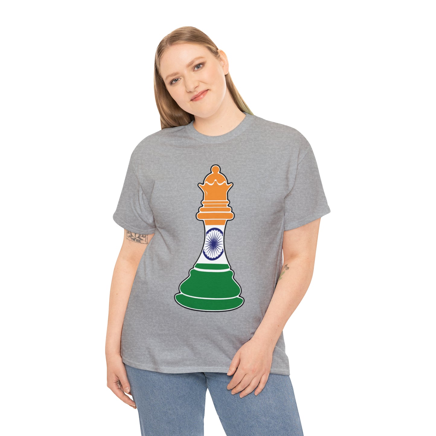 Indian Queen Flag Chess Piece India T-Shirt | Unisex Tee Shirt