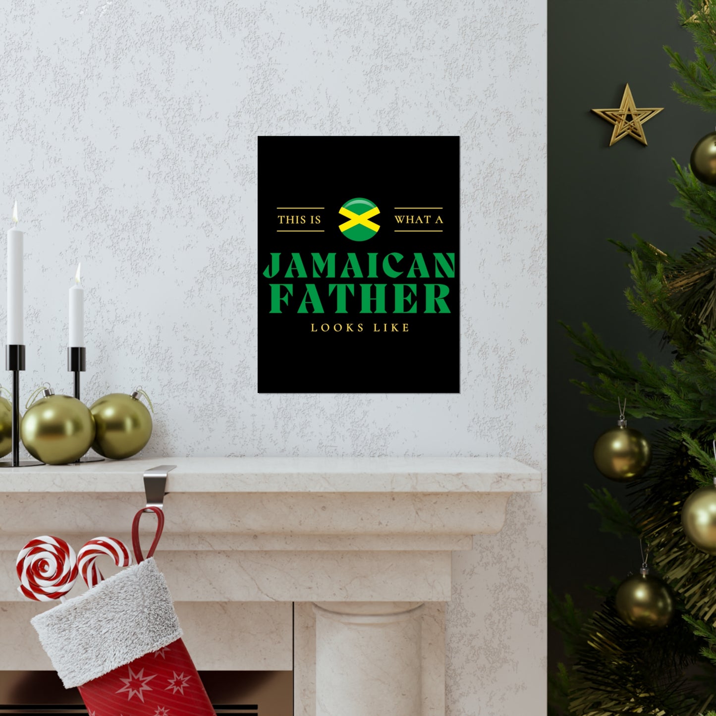 Jamaican Dad Looks Like Jamaica Father Premium Matte Poster