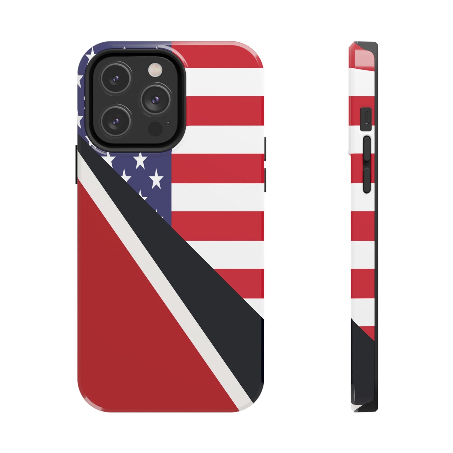 Trinidad American Flag Trini USA Tough Phone Cases