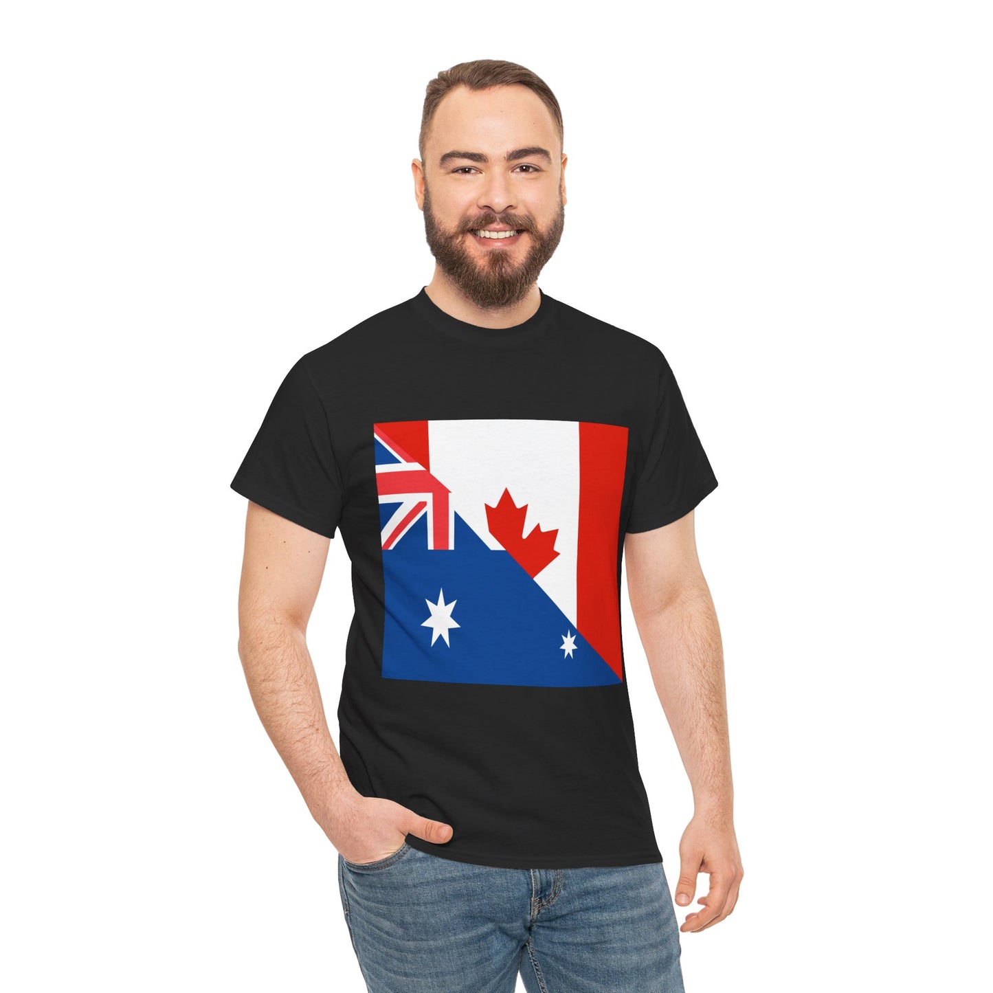 Canadian Australian Flag Shirt | Unisex Canada Australia Men Women TShirt