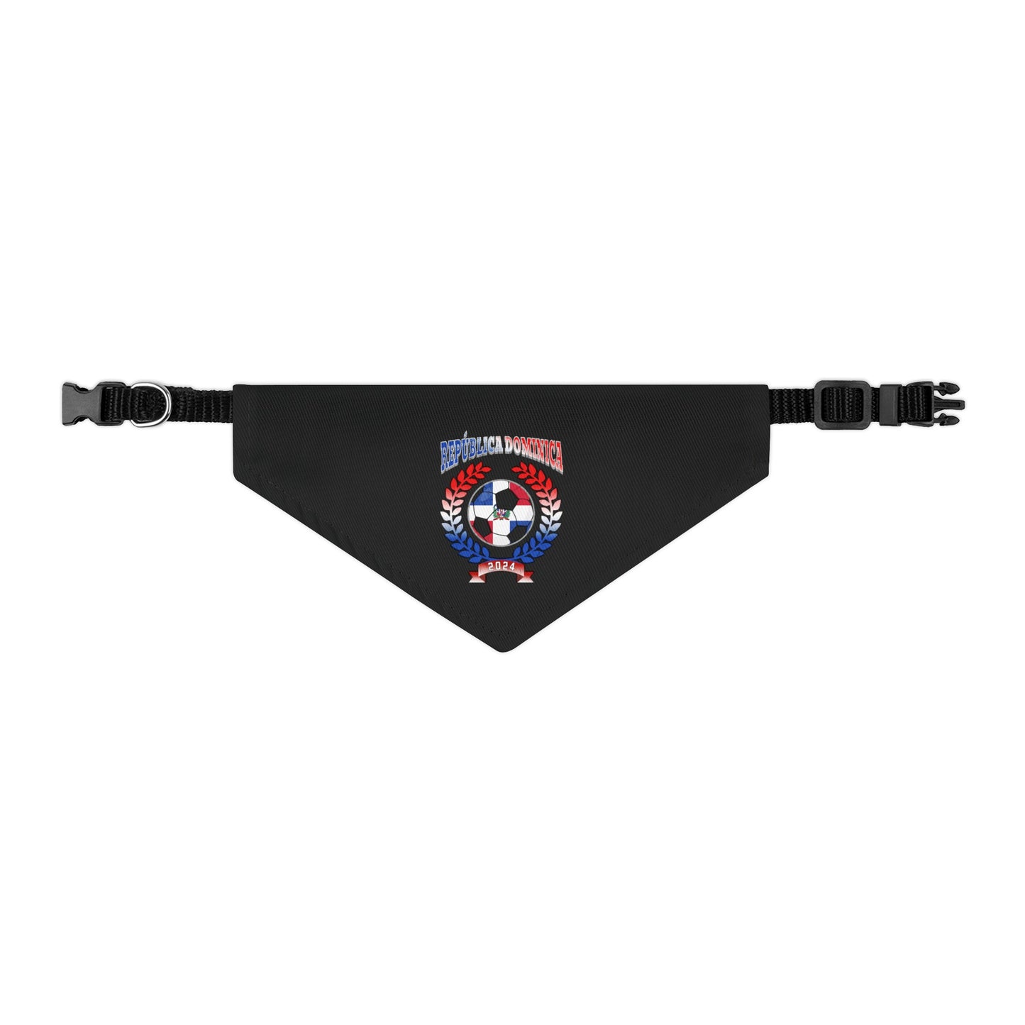 Republica Dominica 2024 Soccer Football Championship Games Dominican DR Team Pet Bandana Collar