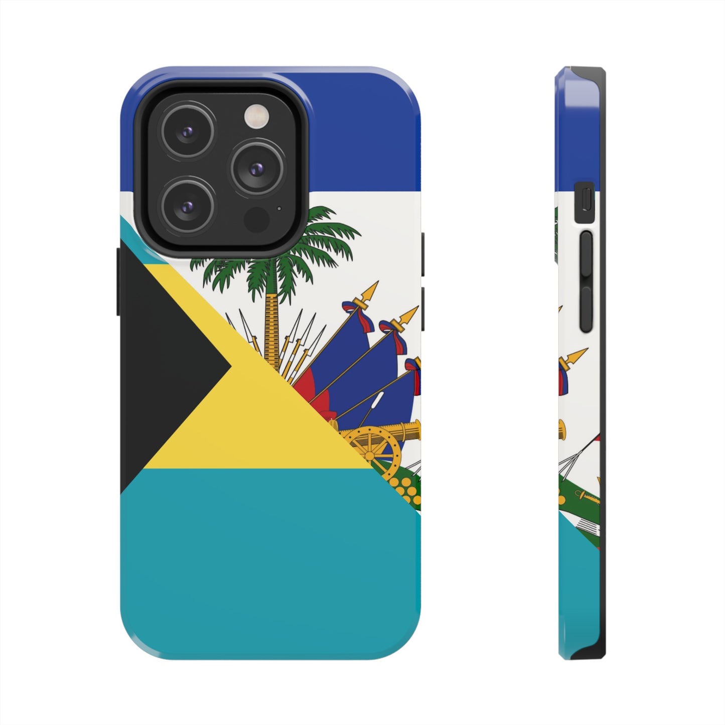 Bahamas Haiti Flag Bahamian Haitian Tough Phone Cases