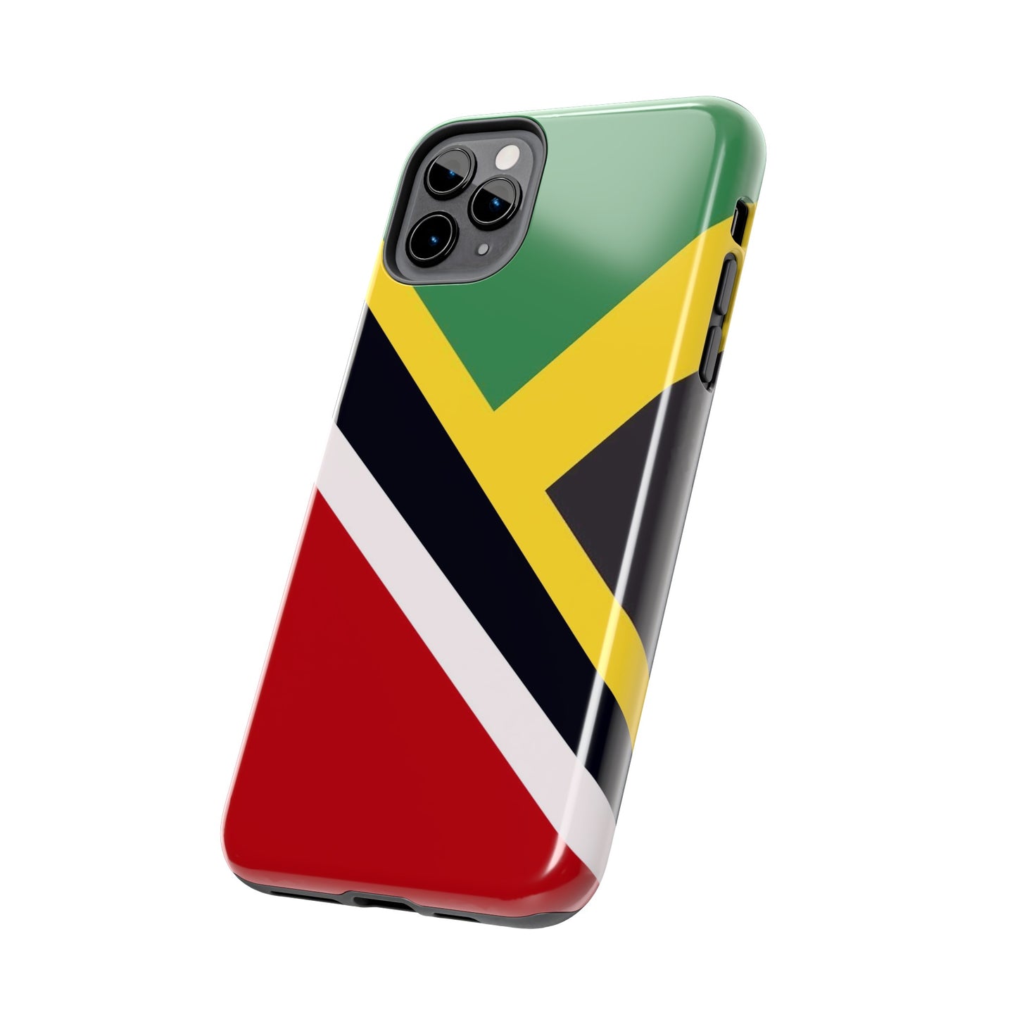 Jamaica Trinidad Flag Jamaican Trini Tough Phone Cases