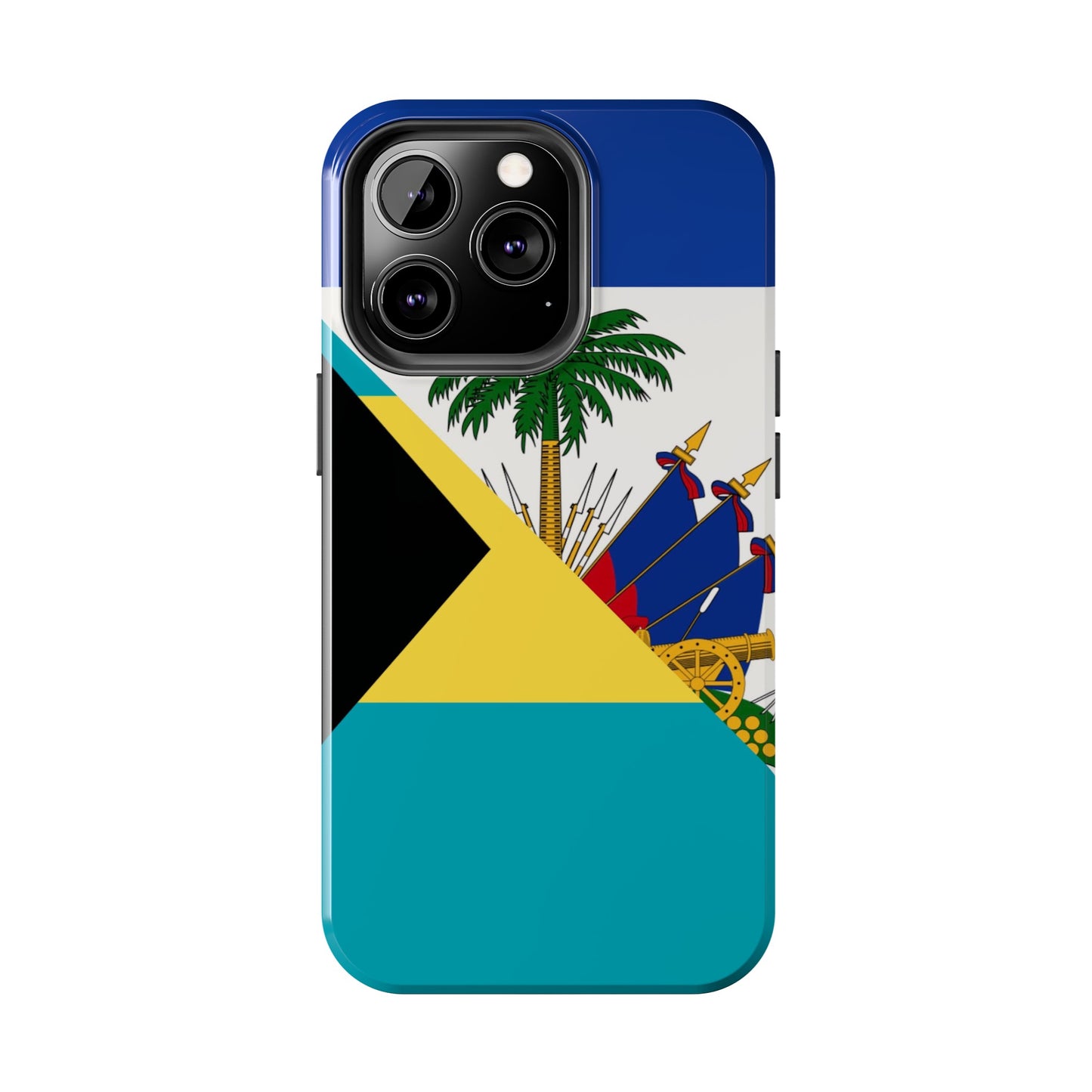 Bahamas Haiti Flag Bahamian Haitian Tough Phone Cases