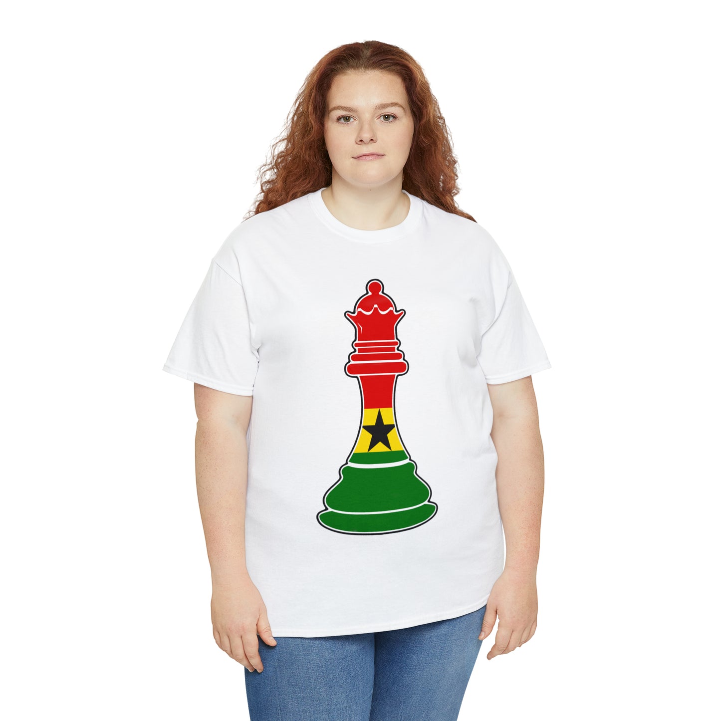 Ghanian Queen Flag Chess Piece Ghana T-Shirt | Unisex Tee Shirt