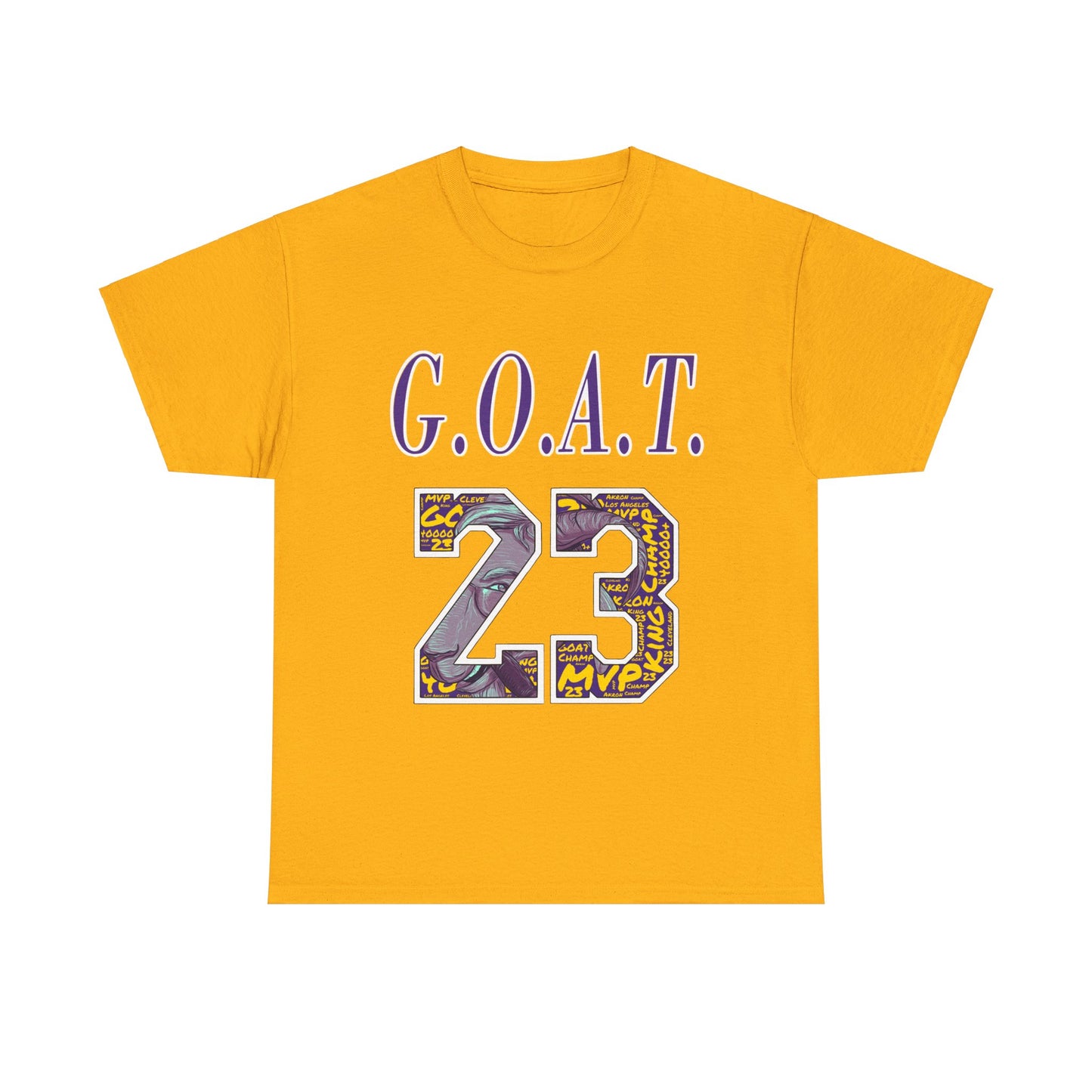 GOAT 23 T-Shirt | Los Angeles Basketball G.O.A.T Tee