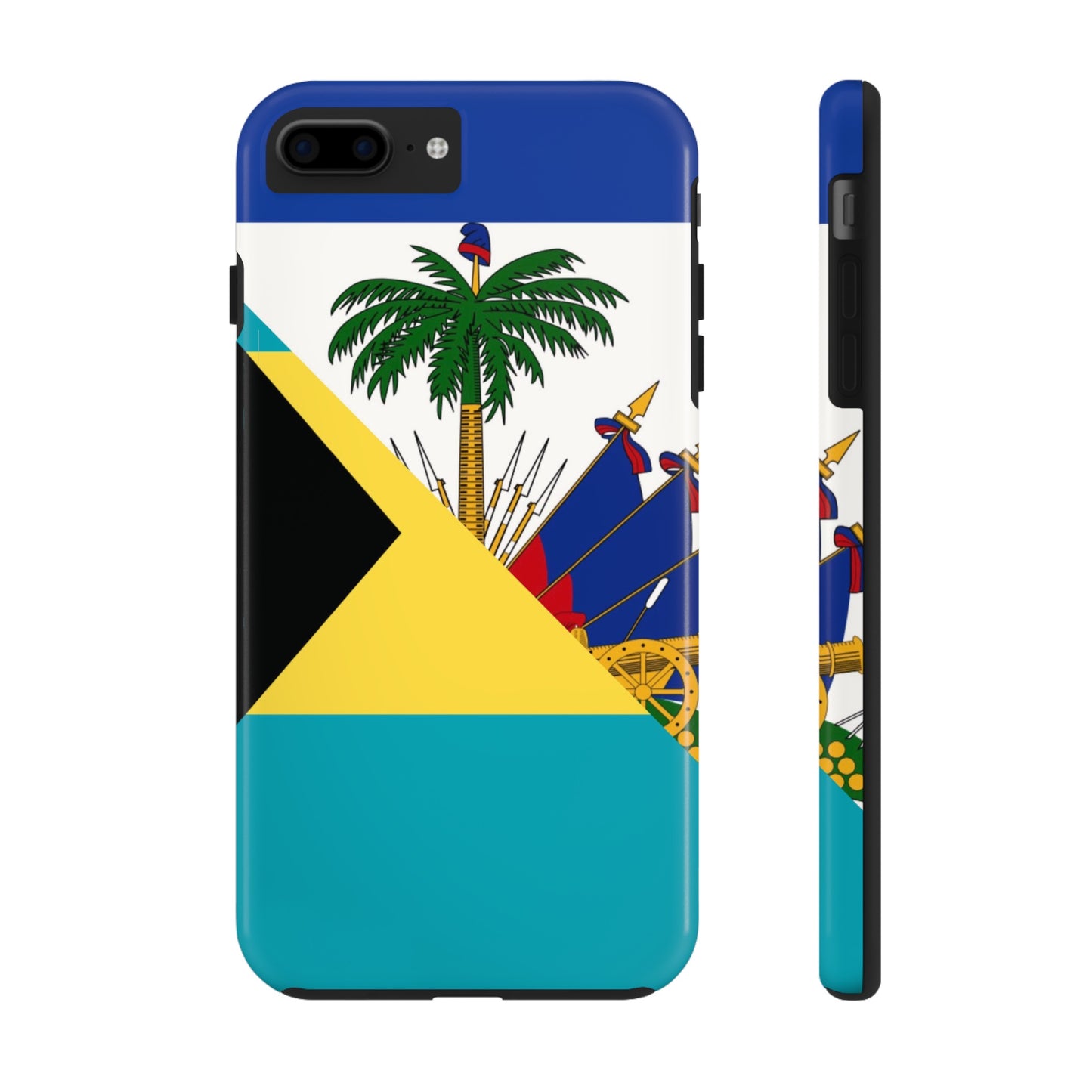 Bahamas Haiti Flag Bahamian Haitian Tough Phone Cases