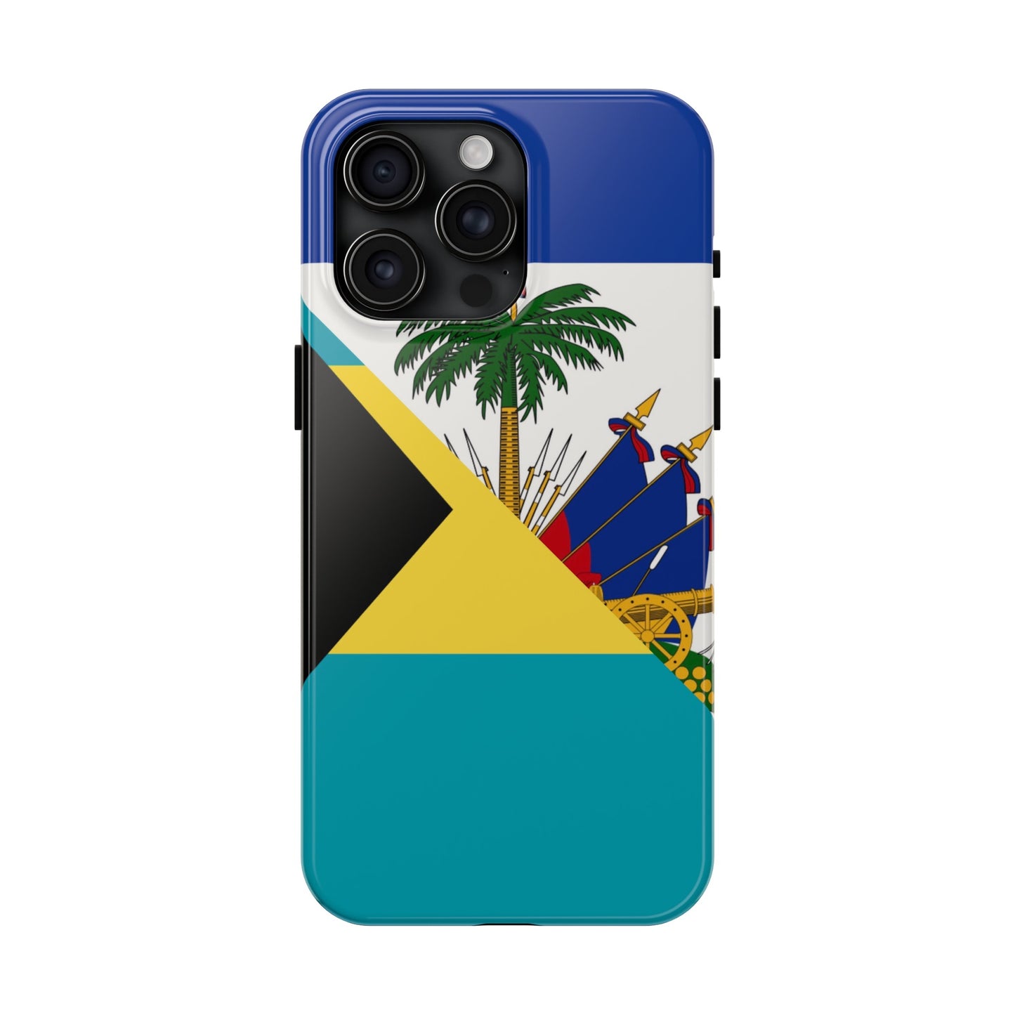 Bahamas Haiti Flag Bahamian Haitian Tough Phone Cases