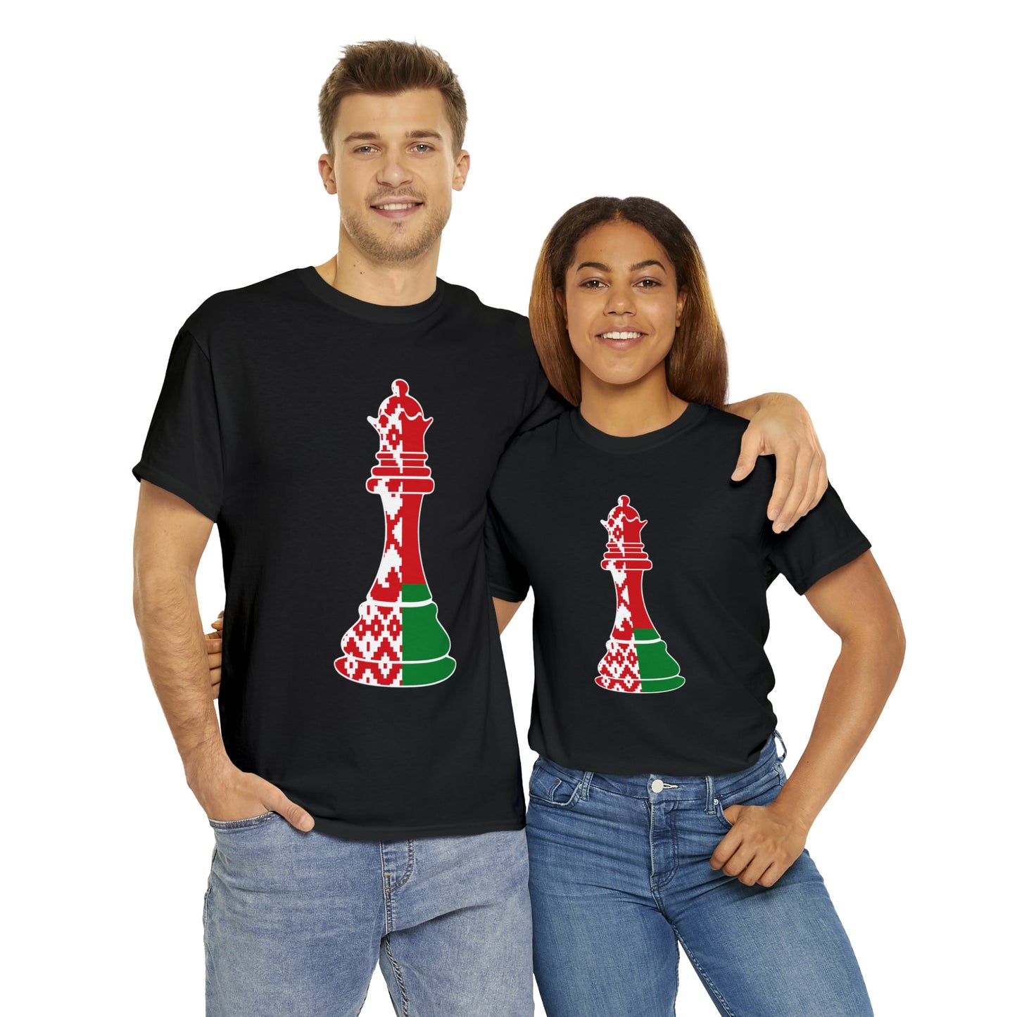 Belarusian Queen Flag Chess Piece Belarus T-Shirt | Unisex Tee Shirt