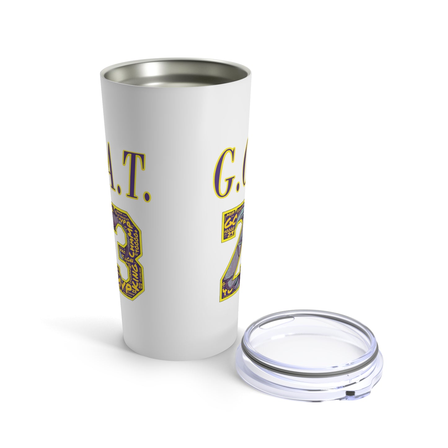 GOAT 23 | Los Angeles Basketball Greatest of All Time Tumbler 20oz