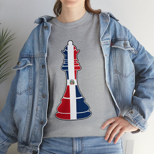 Dominican Republic Queen Flag Chess Piece DR T-Shirt | Unisex Tee Shirt