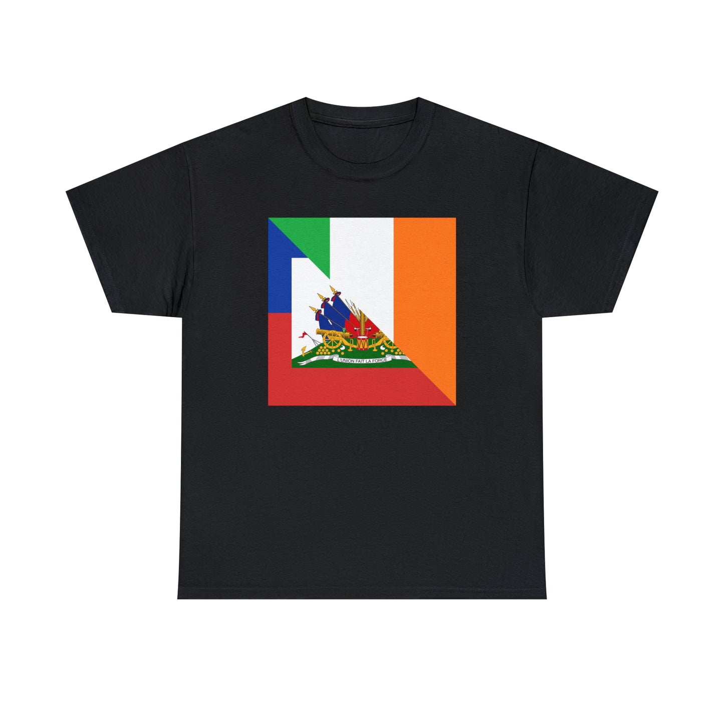 Haitian Irish Flag Half Haiti Ireland T-Shirt | Unisex Tee Shirt