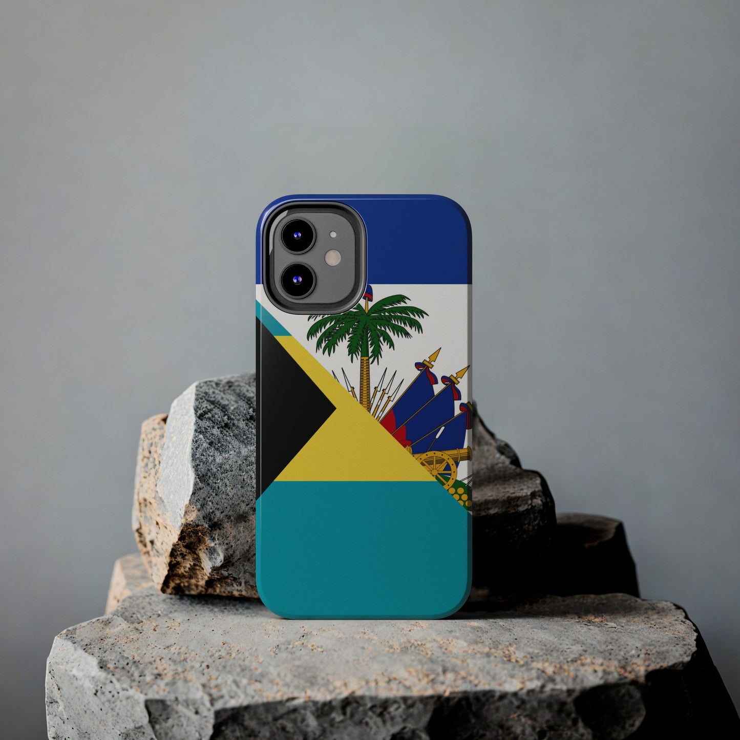 Bahamas Haiti Flag Bahamian Haitian Tough Phone Cases