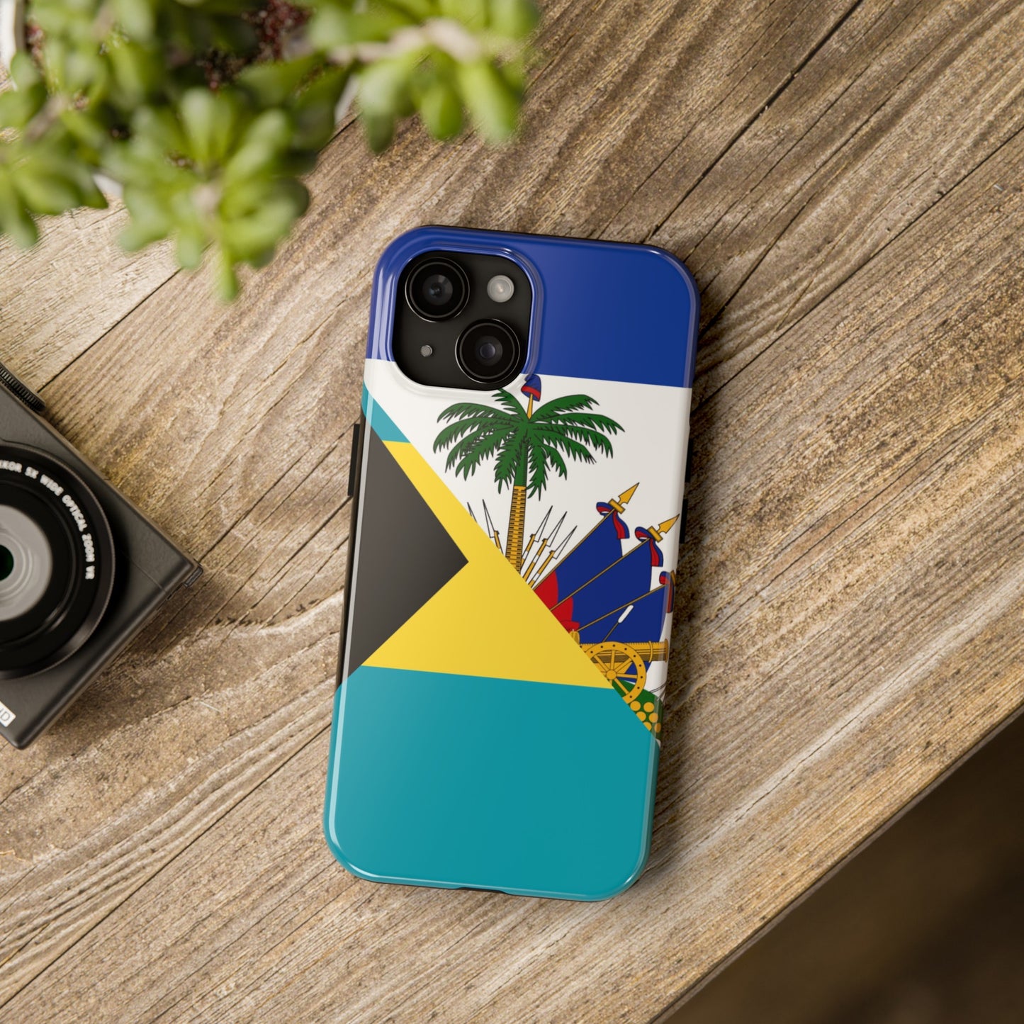 Bahamas Haiti Flag Bahamian Haitian Tough Phone Cases