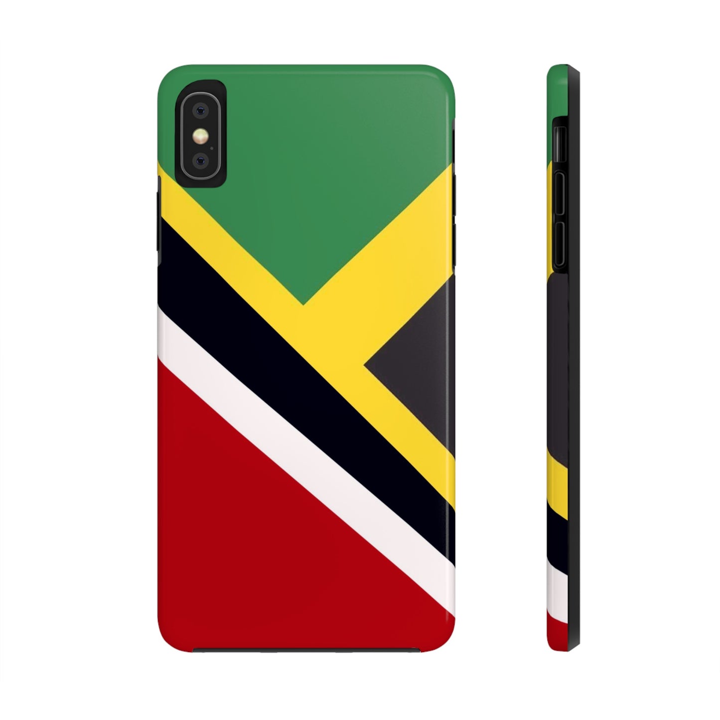 Jamaica Trinidad Flag Jamaican Trini Tough Phone Cases