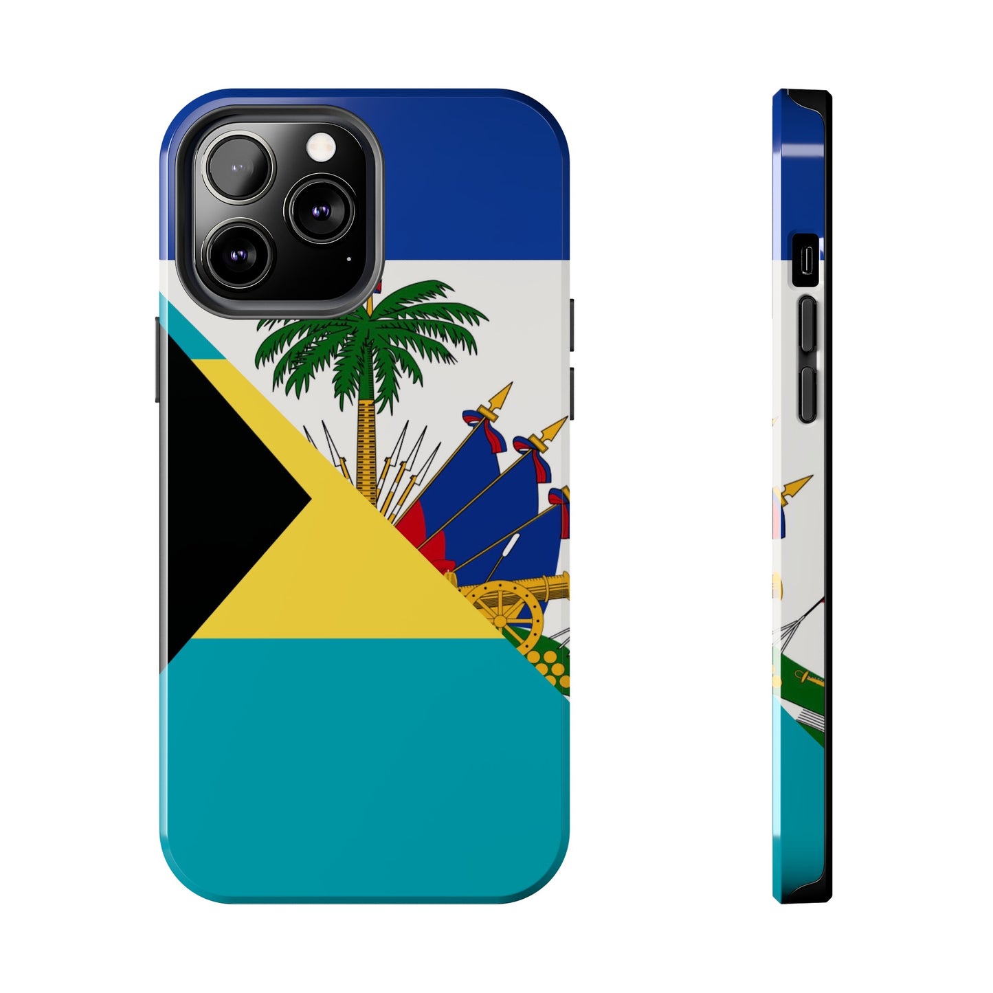 Bahamas Haiti Flag Bahamian Haitian Tough Phone Cases