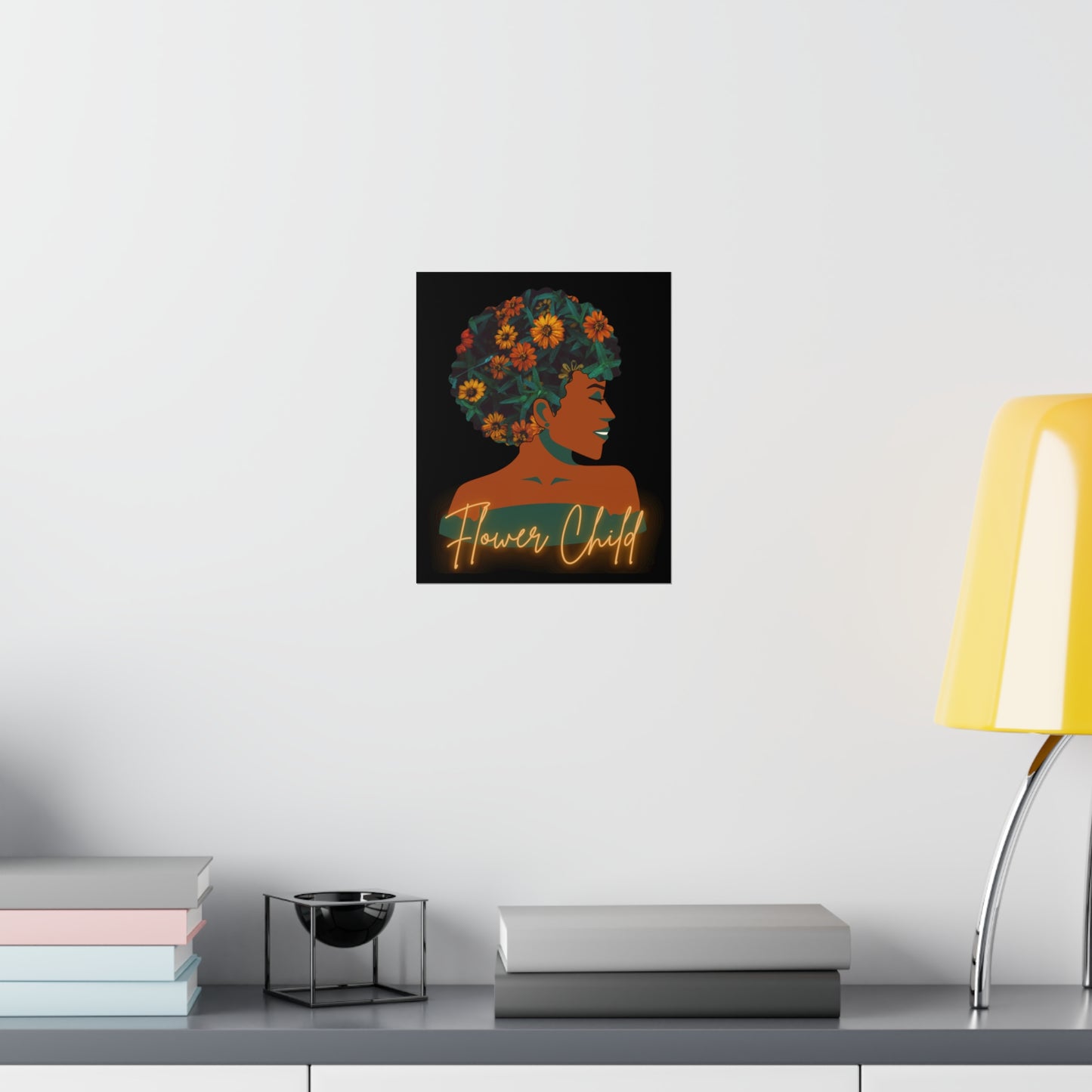 Flower Child |Earth Lady  Premium Matte Poster