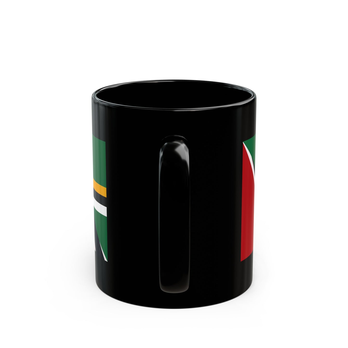 Trinidad Dominica Flag Trini Tobago Black Mug (11oz, 15oz)