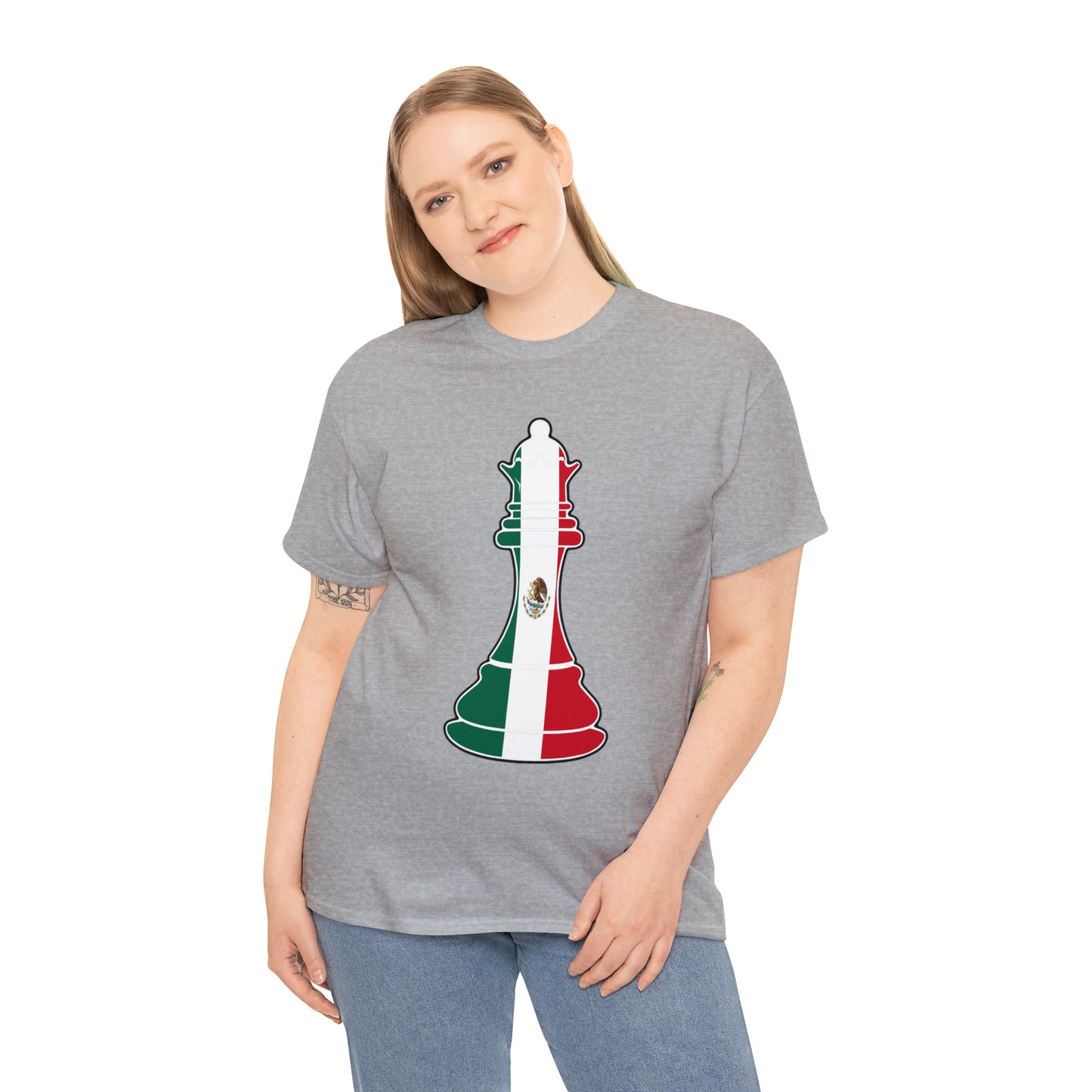 Mexican Queen Flag Chess Piece Mexico T-Shirt | Unisex Tee Shirt