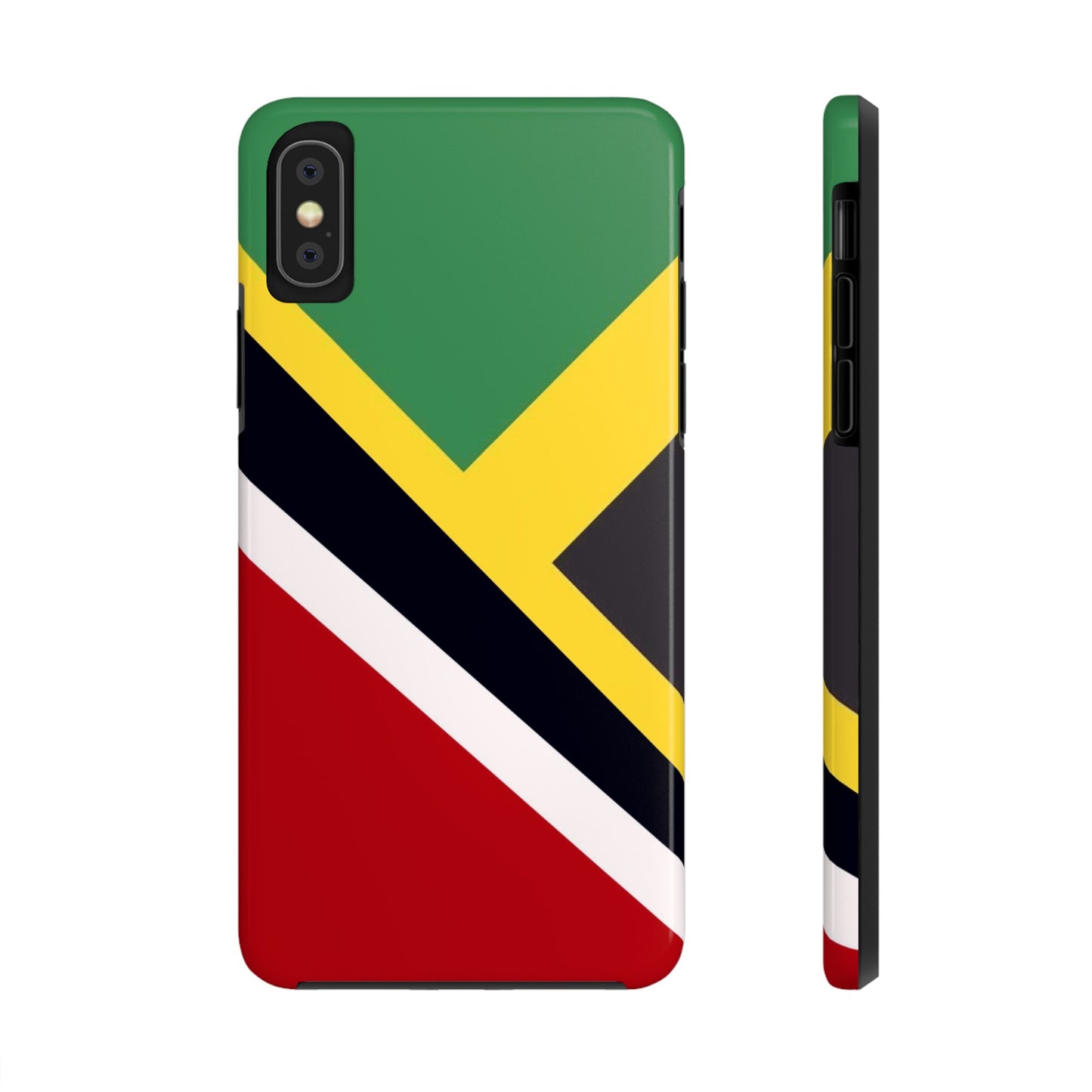 Jamaica Trinidad Flag Jamaican Trini Tough Phone Cases