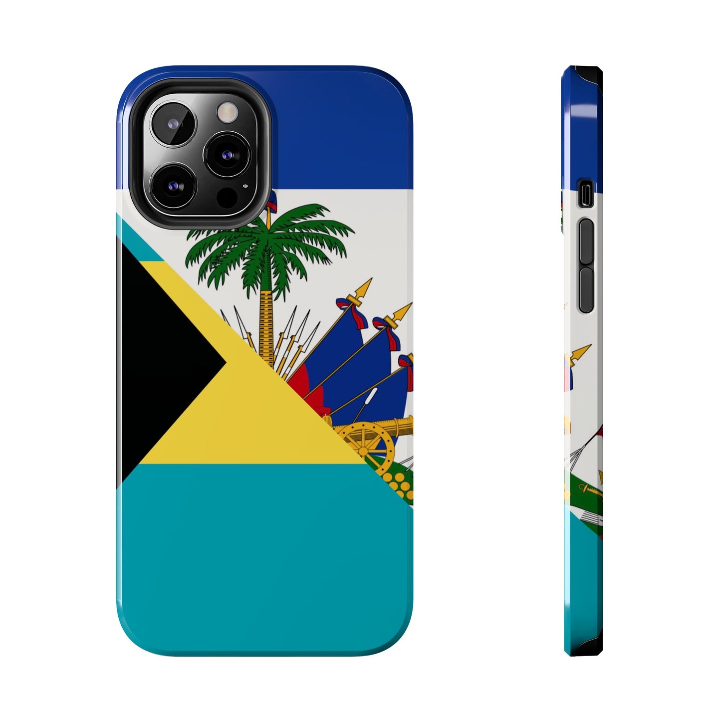 Bahamas Haiti Flag Bahamian Haitian Tough Phone Cases