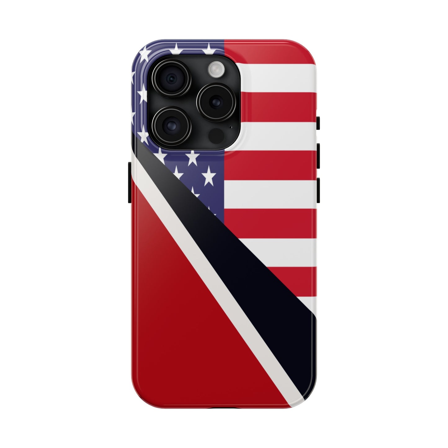 Trinidad American Flag Trini USA Tough Phone Cases