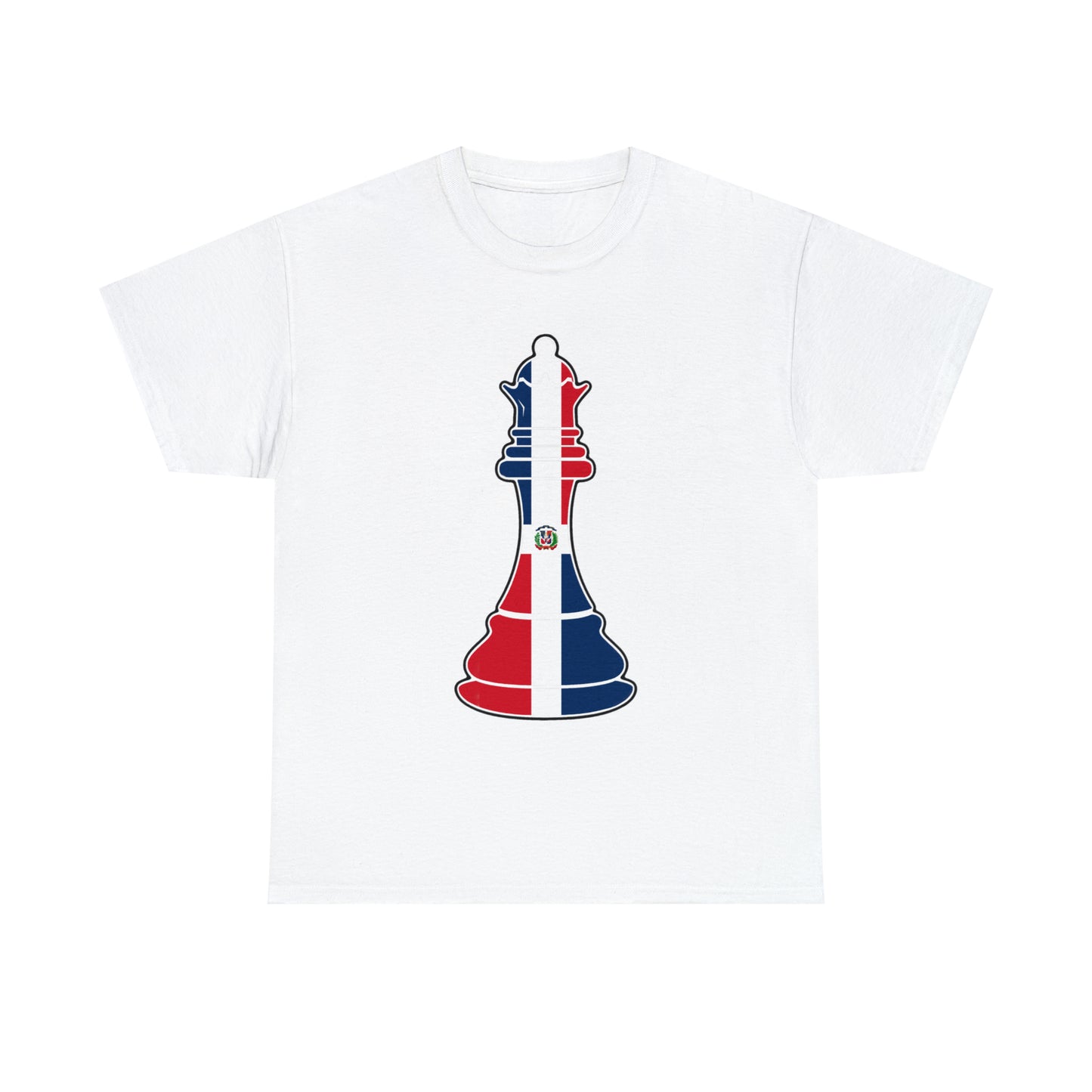 Dominican Republic Queen Flag Chess Piece DR T-Shirt | Unisex Tee Shirt