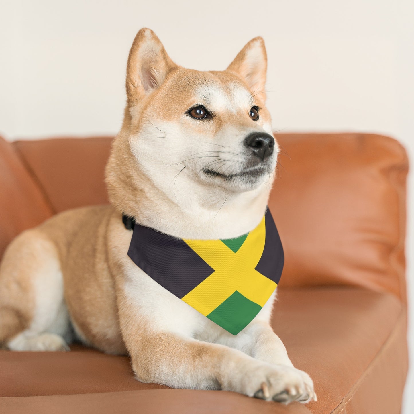 Jamaican Flag Pet Bandana Collar Jamaica Dog Cat