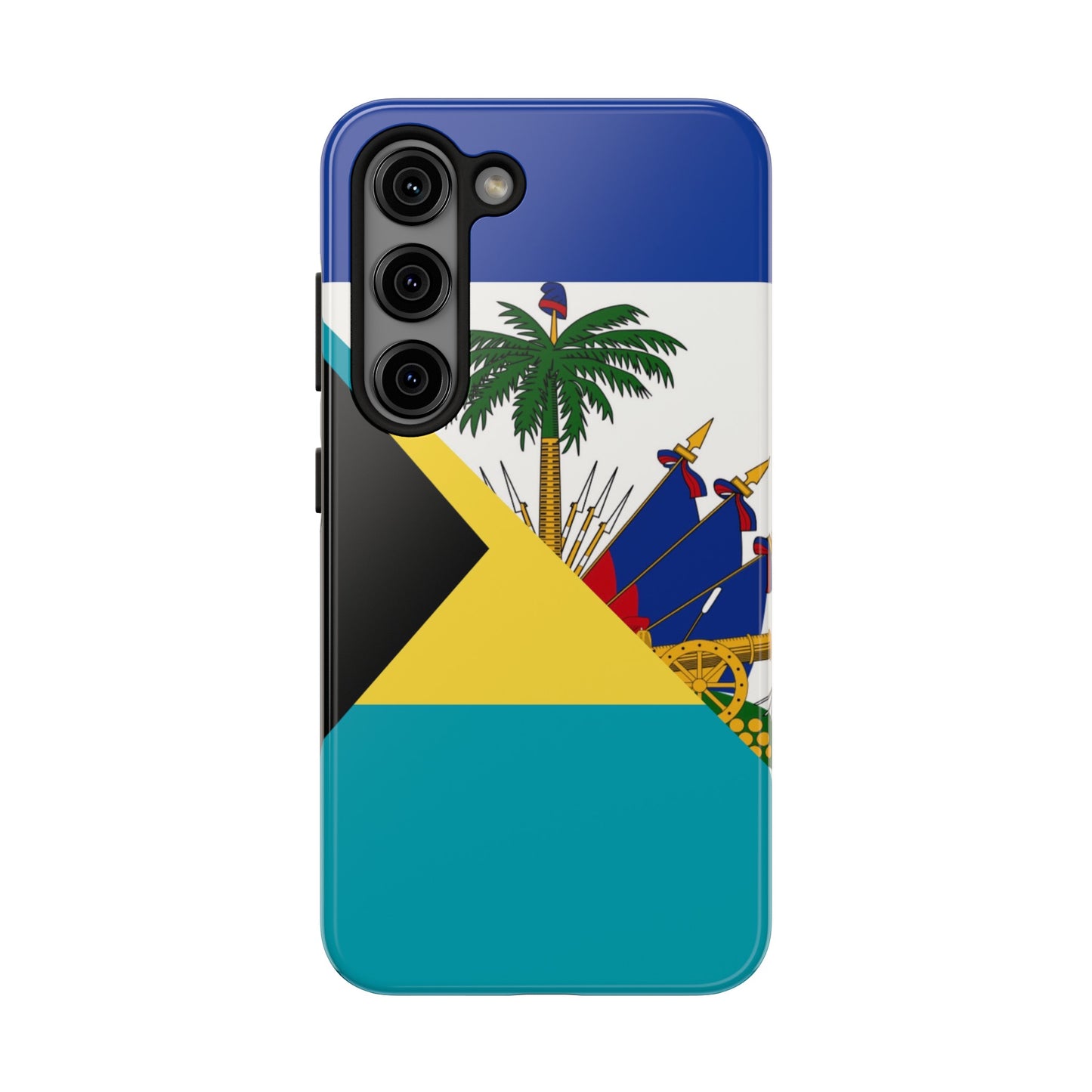 Bahamas Haiti Flag Bahamian Haitian Tough Phone Cases