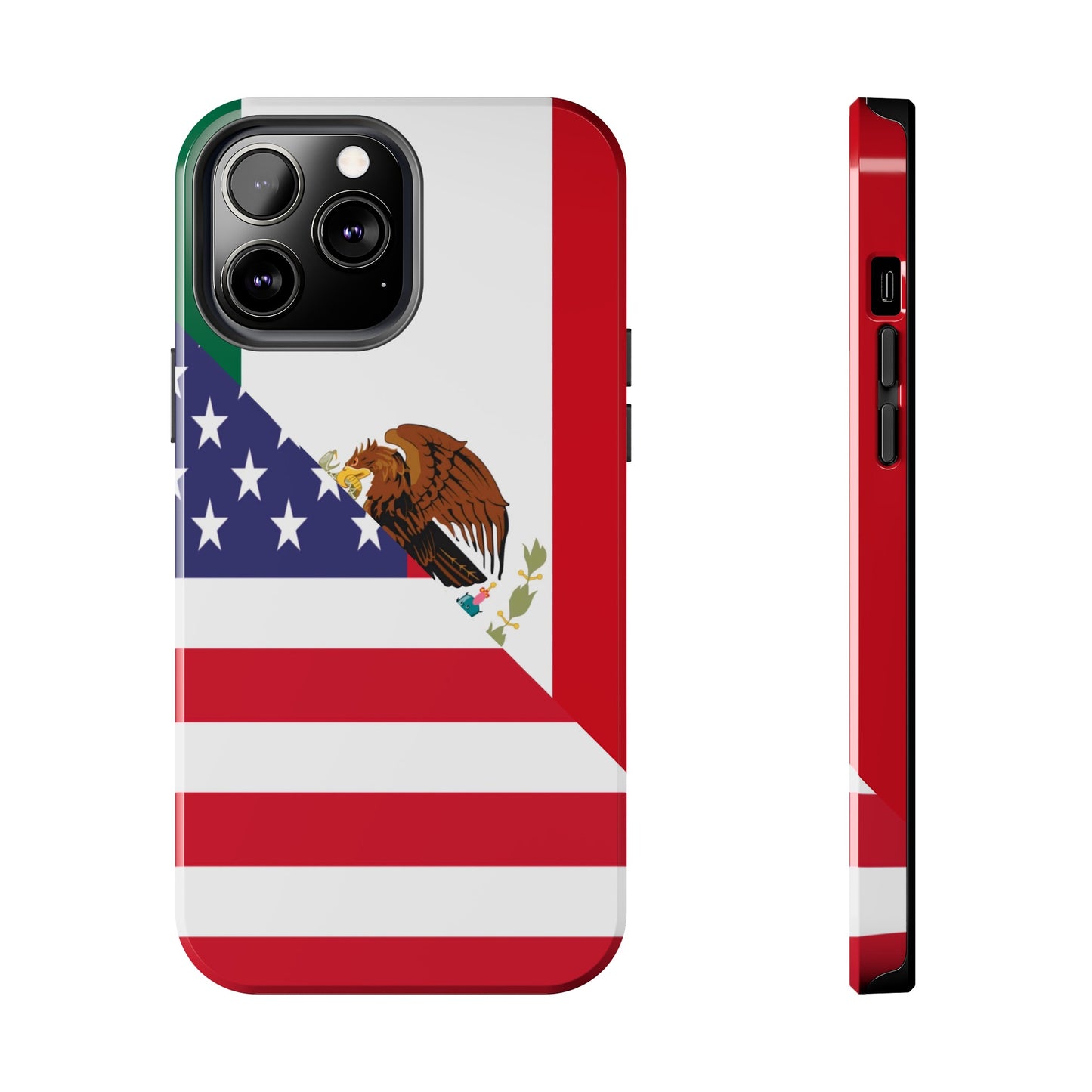 Mexican American Flag Mexico USA Tough Phone Cases