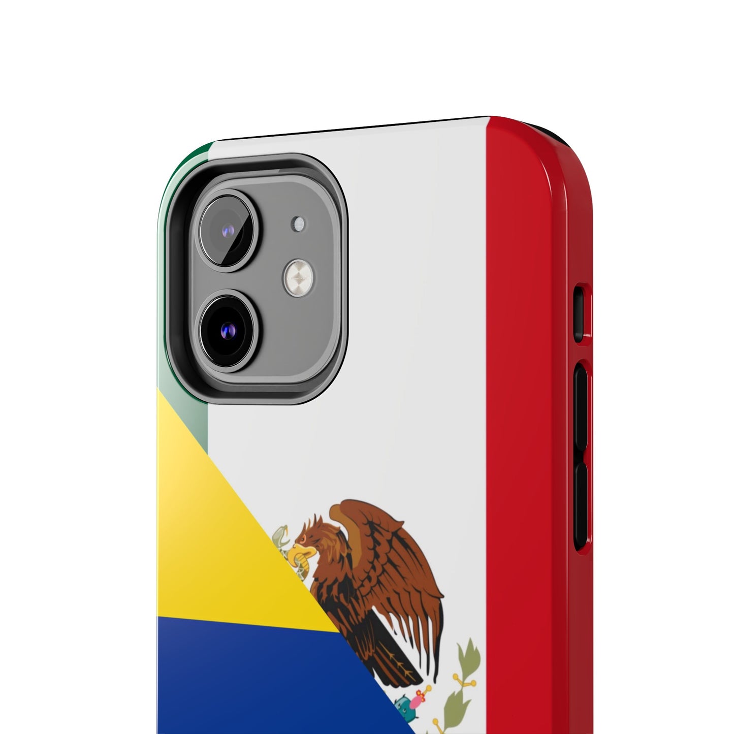 Mexican Colombian Flag Half Mexico Colombia Tough Phone Cases