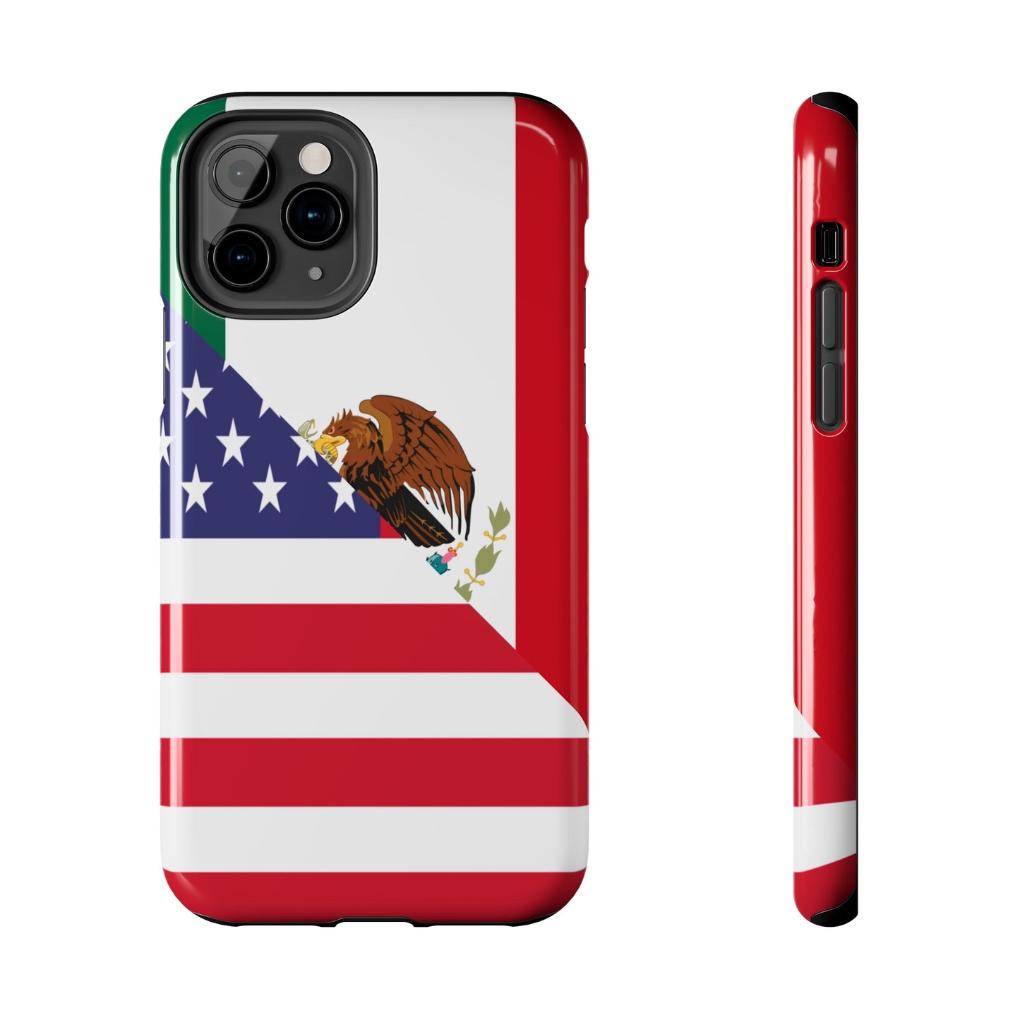 Mexican American Flag Mexico USA Tough Phone Cases