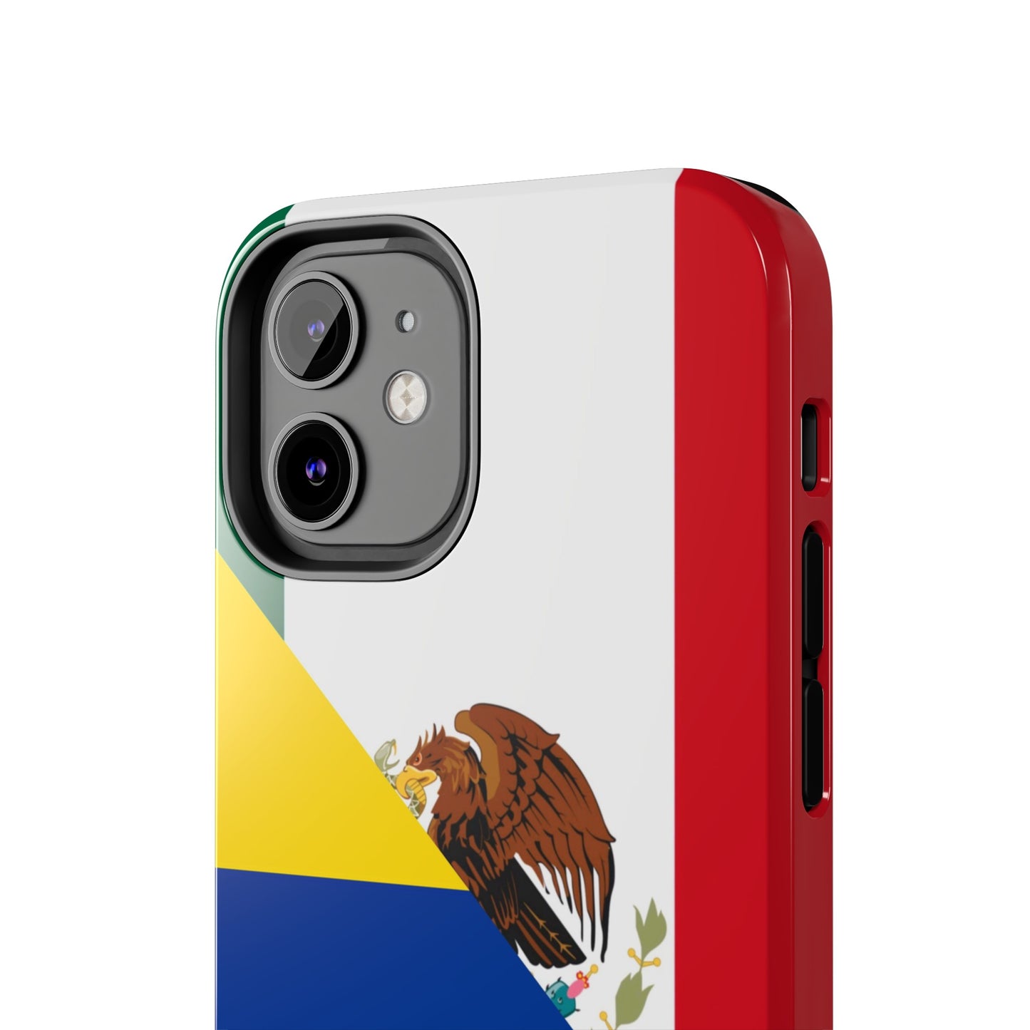 Mexican Colombian Flag Half Mexico Colombia Tough Phone Cases