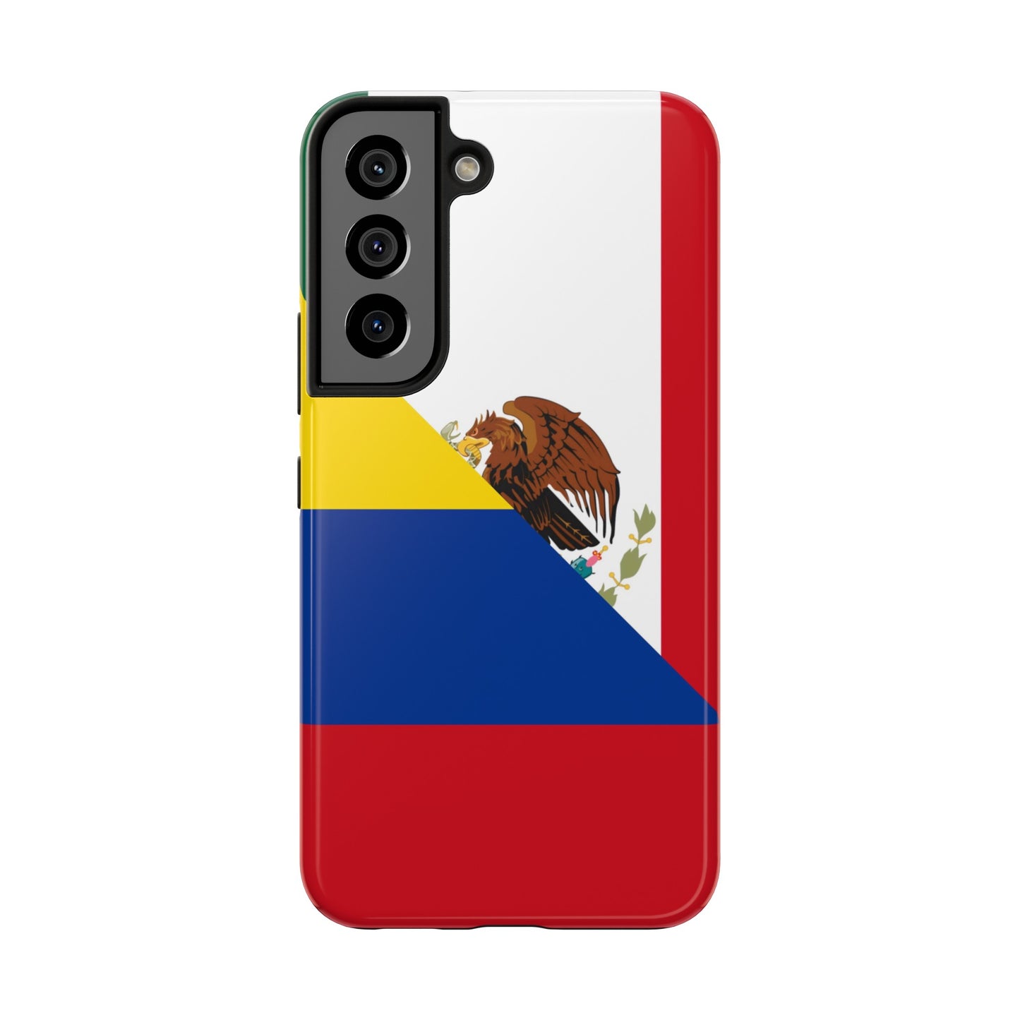 Mexican Colombian Flag Half Mexico Colombia Tough Phone Cases