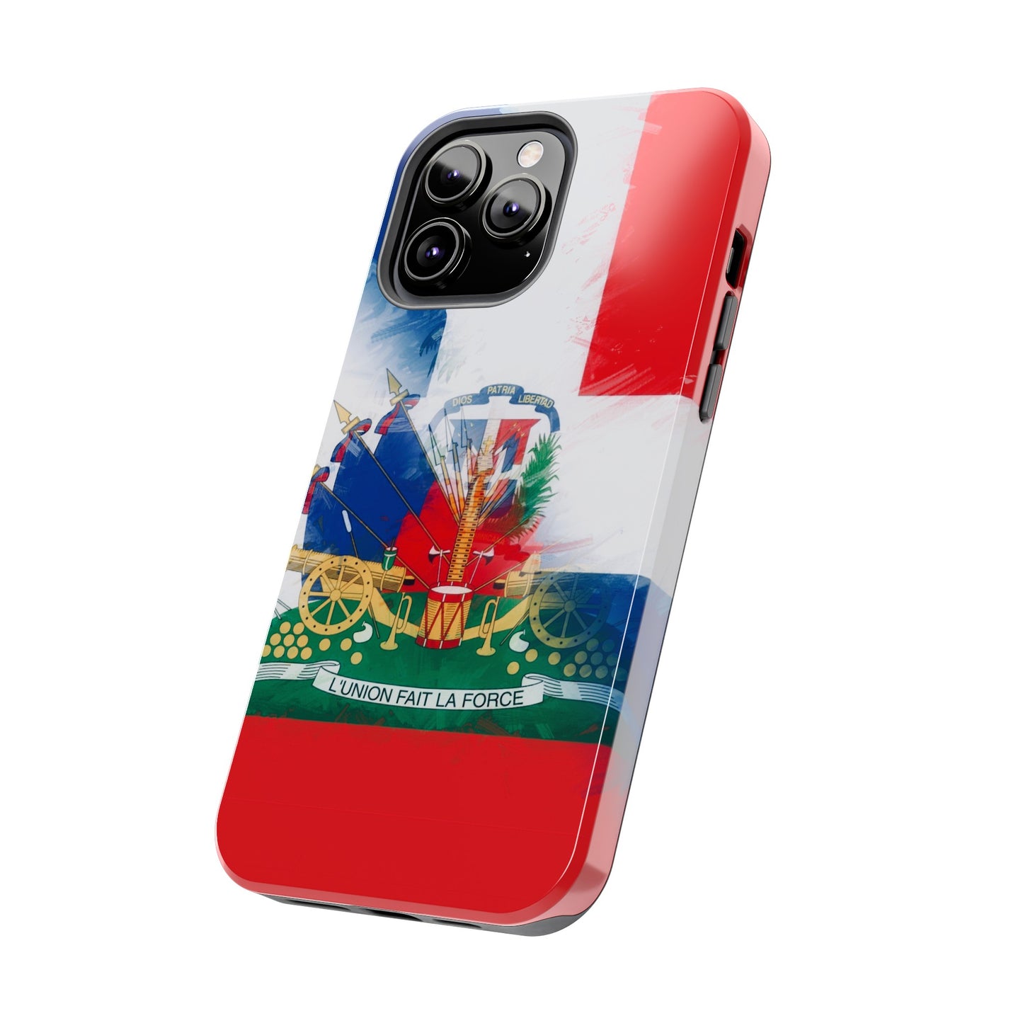 Haiti DR Flag Painted Haitian Dominican Tough Phone Cases