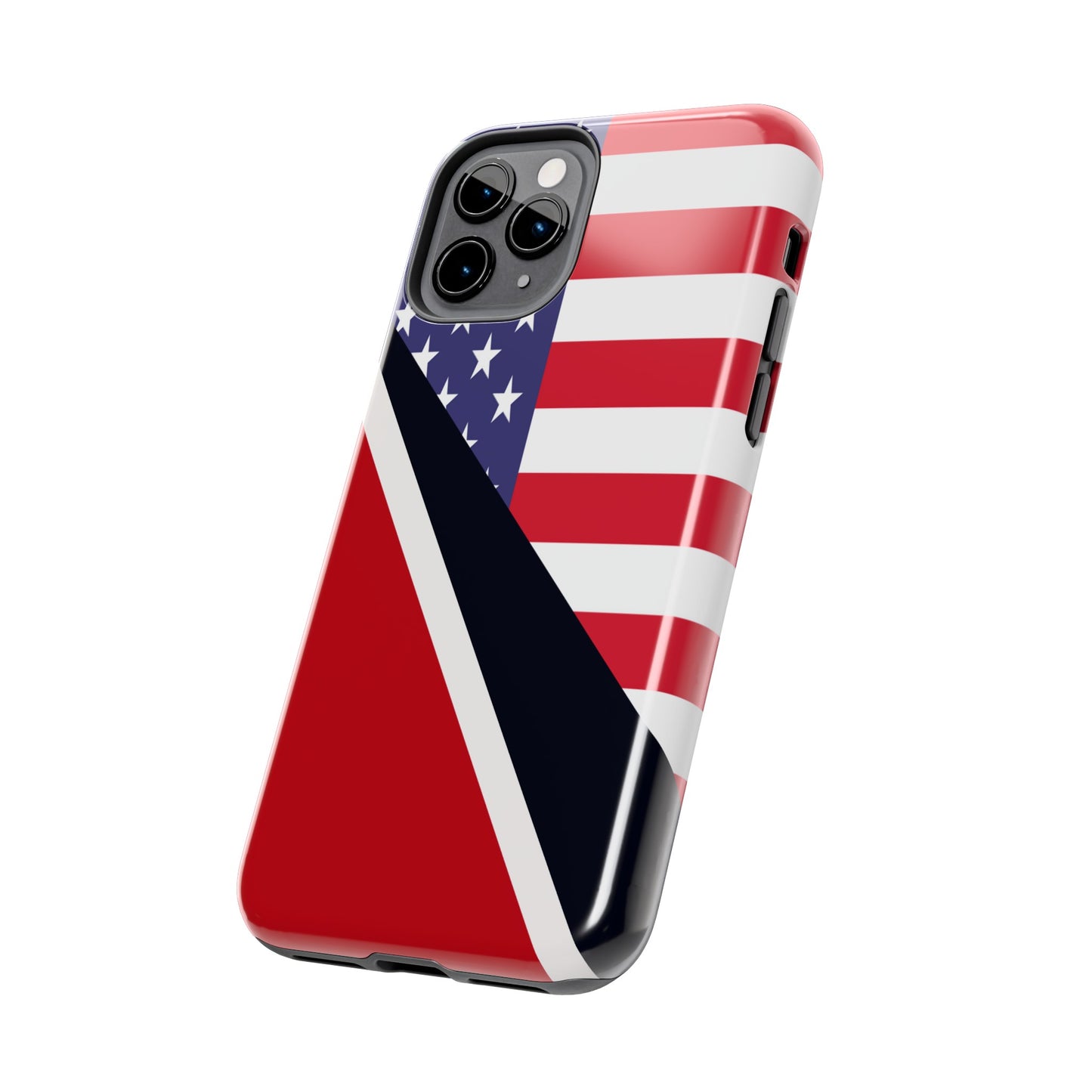 Trinidad American Flag Trini USA Tough Phone Cases