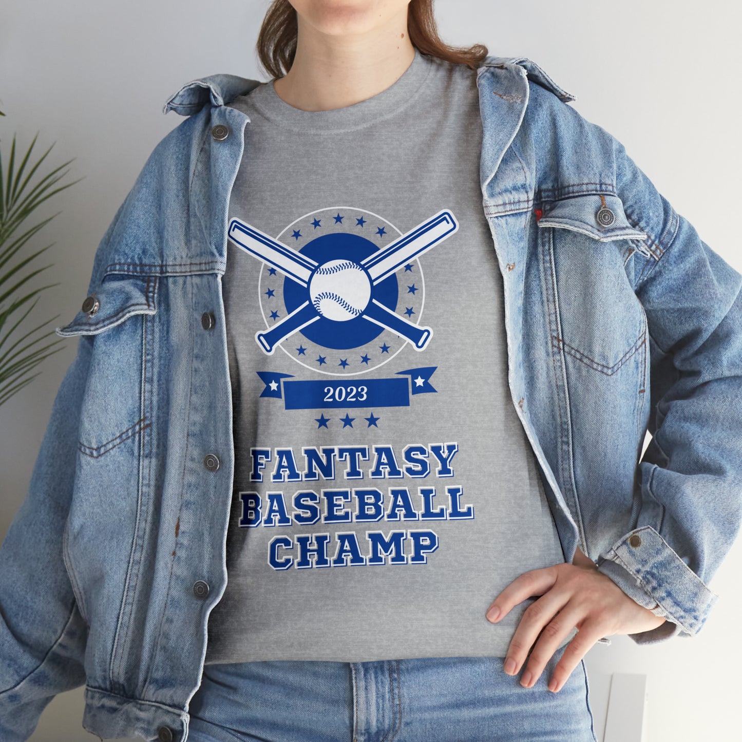 Fantasy Baseball 2023 Champion Fantasy League Champ T-Shirt | Unisex Tee Shirt