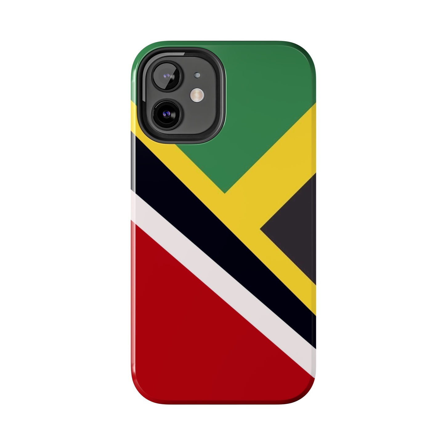 Jamaica Trinidad Flag Jamaican Trini Tough Phone Cases