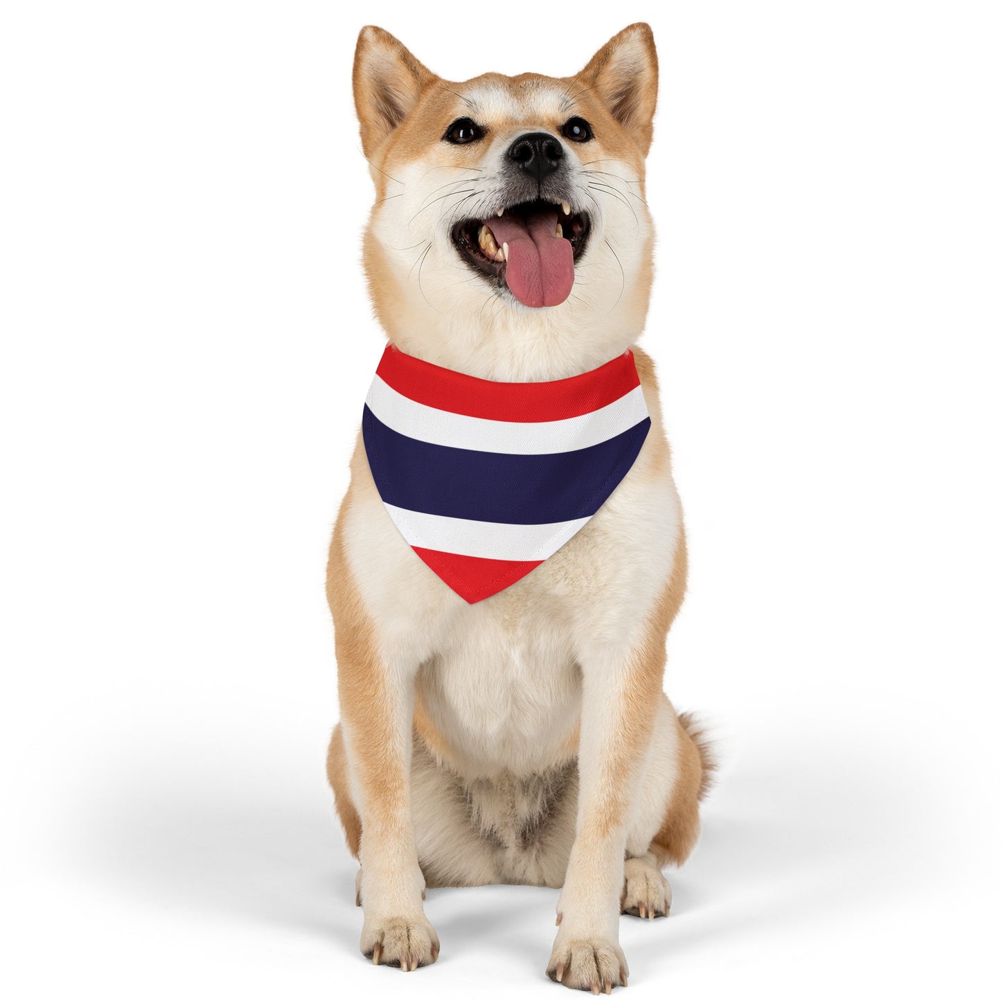 Thailand Pet Bandana Collar | Thai Flag Dog Cat Animal