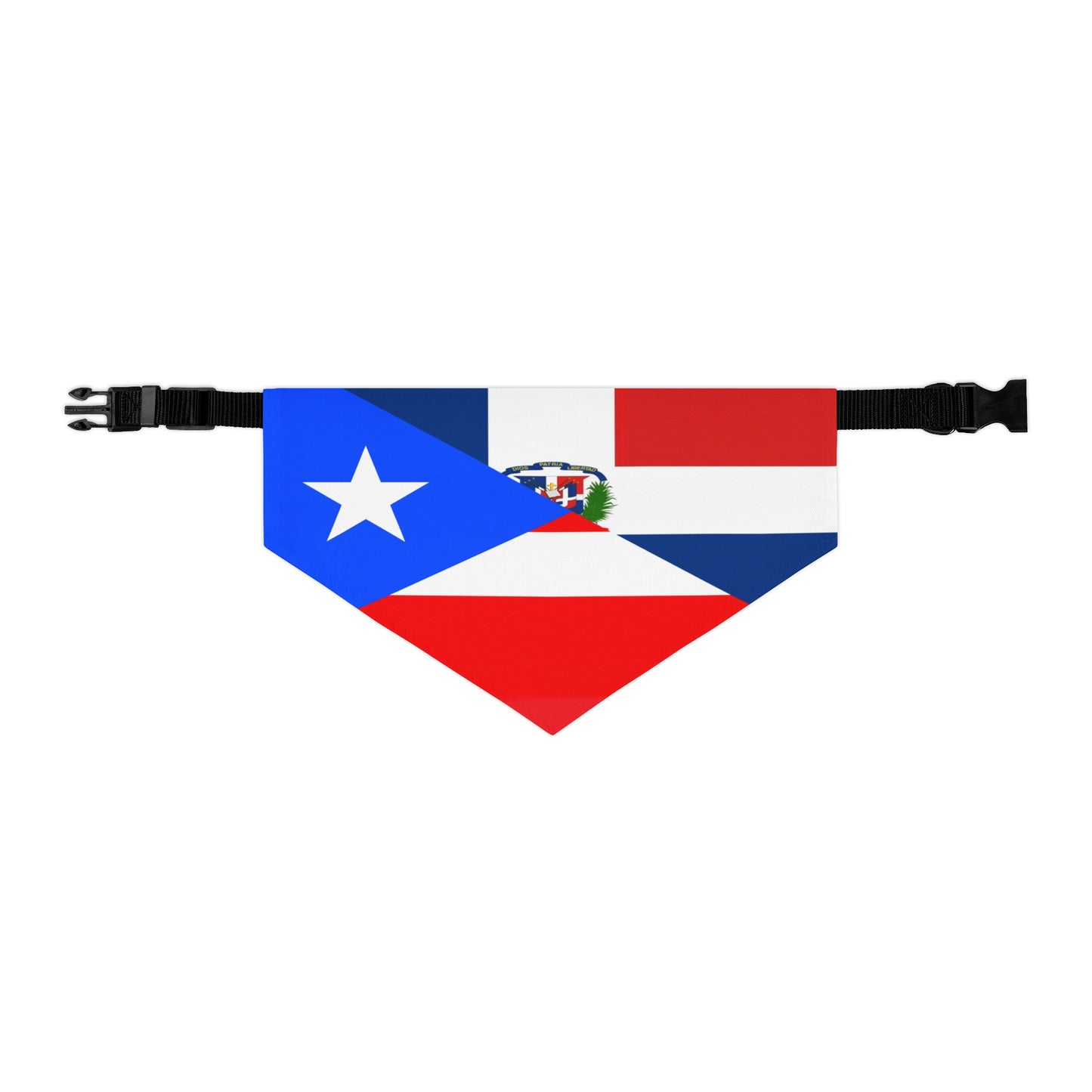 Puerto Rico Dominican Republic Pet Dog Cat Bandana Collar | PR DR