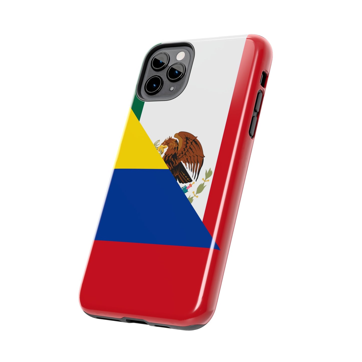 Mexican Colombian Flag Half Mexico Colombia Tough Phone Cases