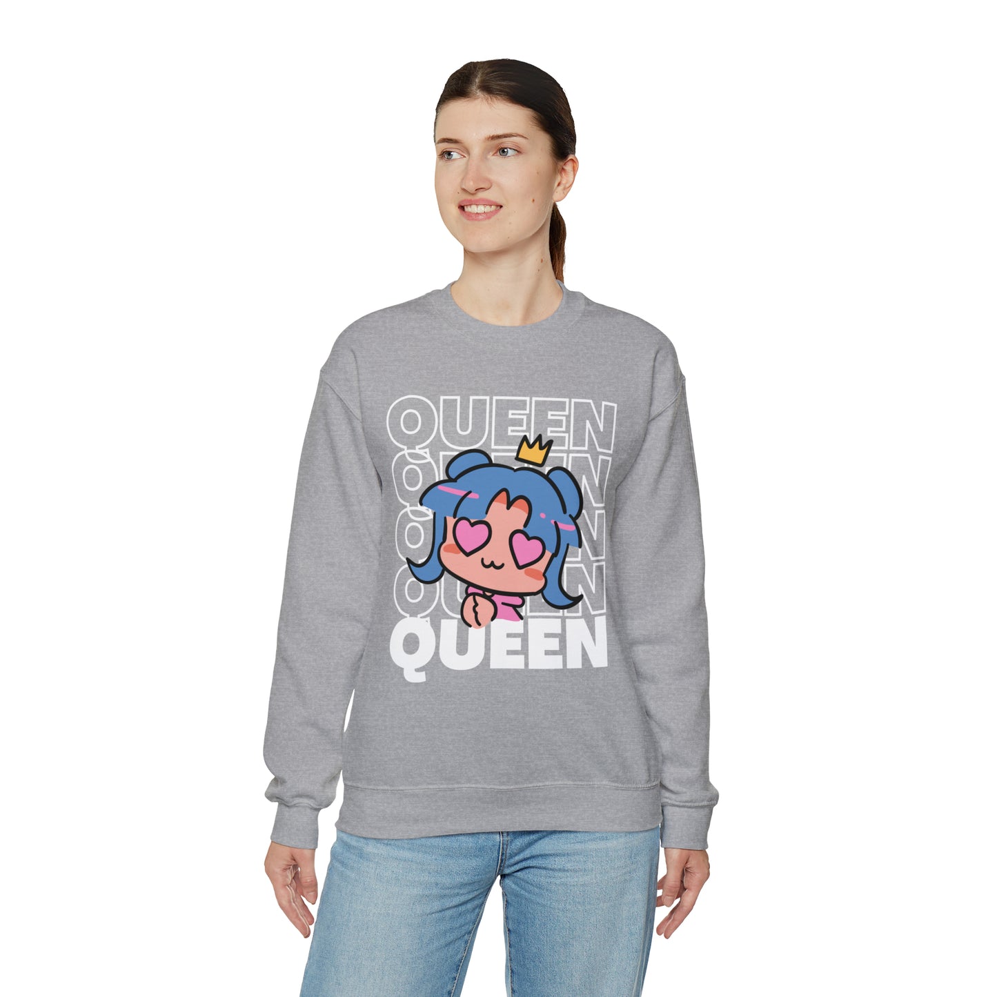 Anime Queen Royalty Crown Unisex Sweatshirt